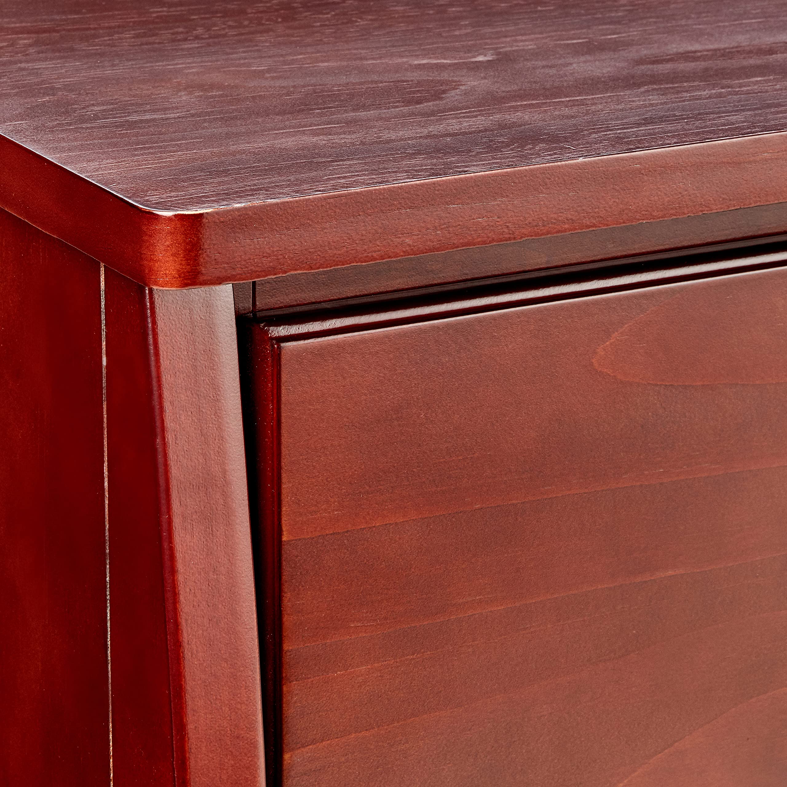 Delta Children Bentley Six Drawer Dresser - Black Cherry Espresso Finish | Sturdy Wood Dresser for Kids & Teens Bedroom | Perfect for Nursery, Bedroom Storage & Organization