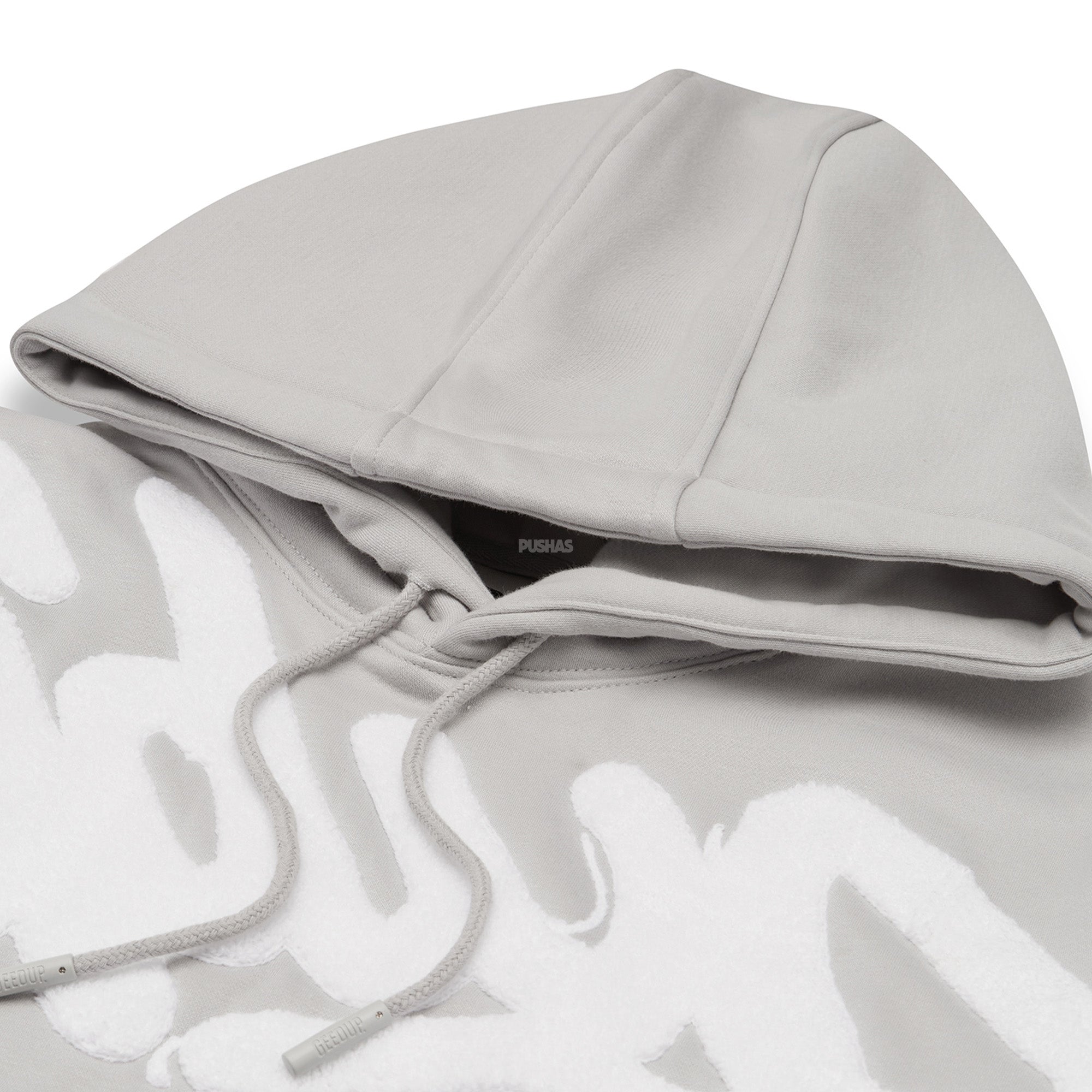 Geedup Handstyle Hoodie - Grey & White Pullover for Men & Women | Streetwear Fashion, Casual Wear, Gym & Lounge Comfort (2022)