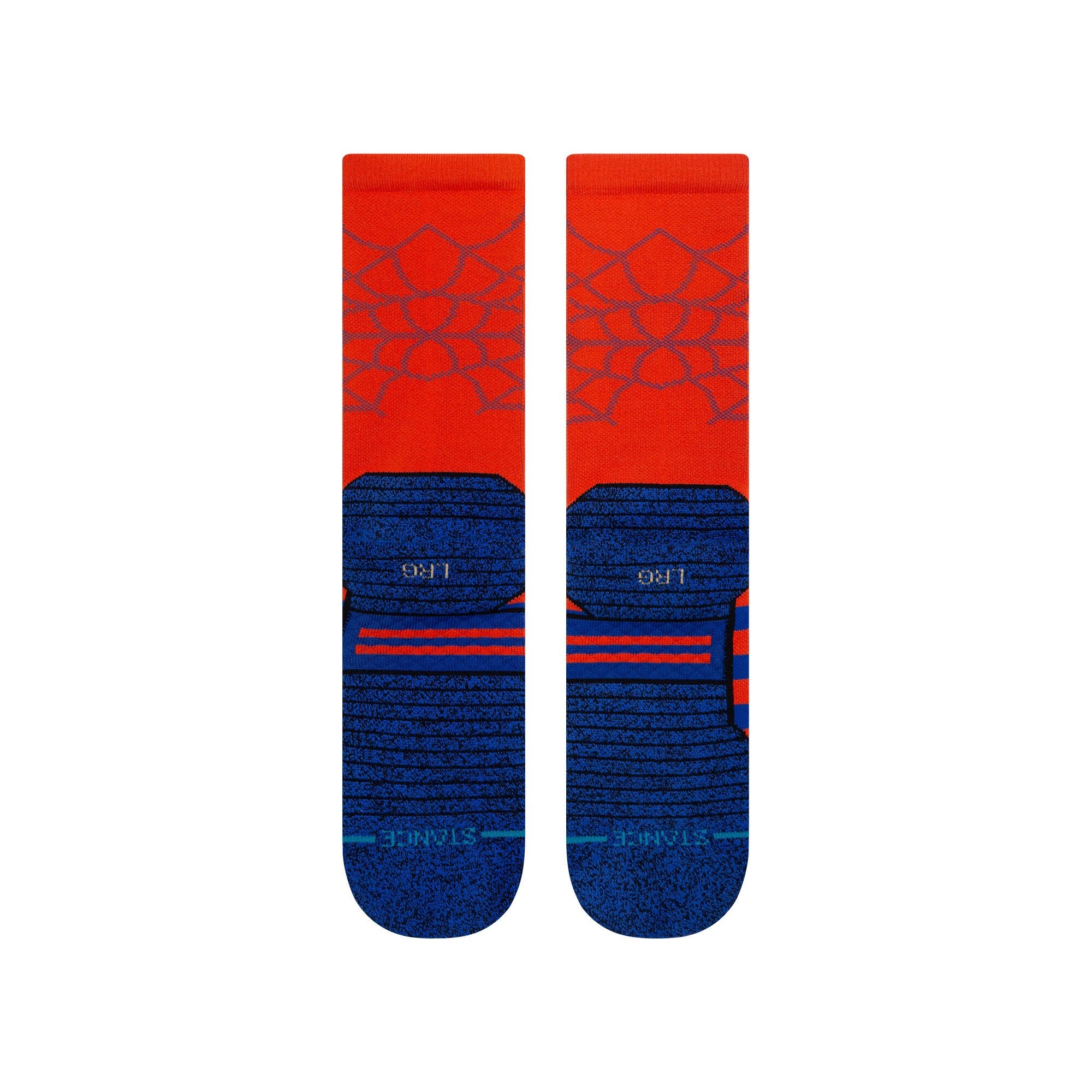 Stance Marvel Spiderman Crew Socks for Men & Women - Superhero Themed Cotton Socks for Everyday Wear, Cosplay & Gift Giving