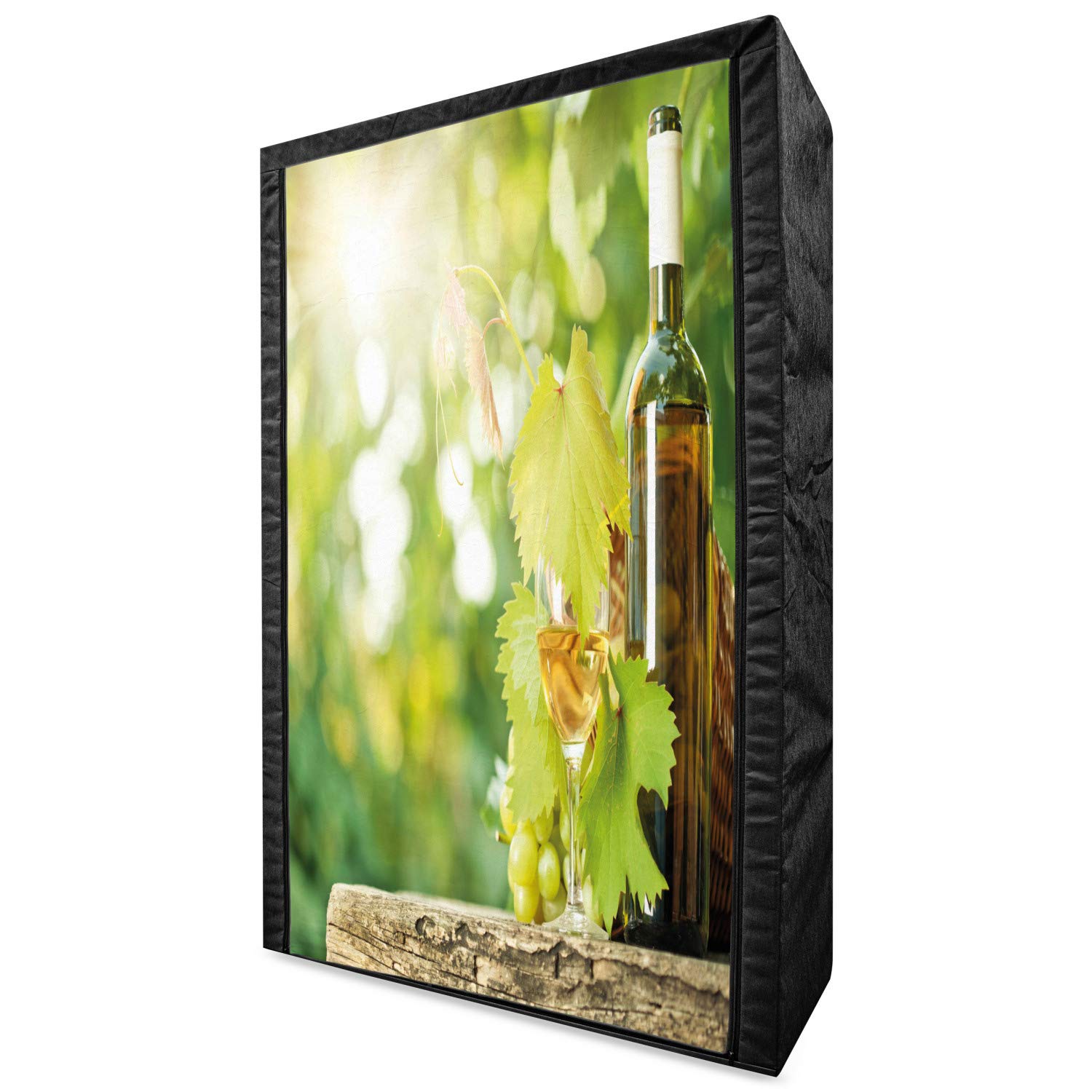 Ambesonne Wine Themed Portable Fabric Wardrobe - 42.5