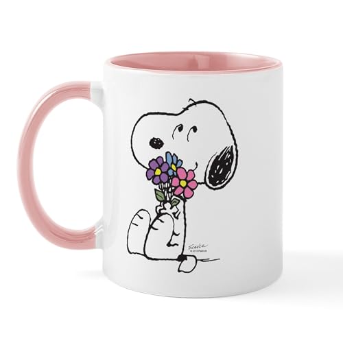 White/Pink Inside - Springtime Snoopy Mug