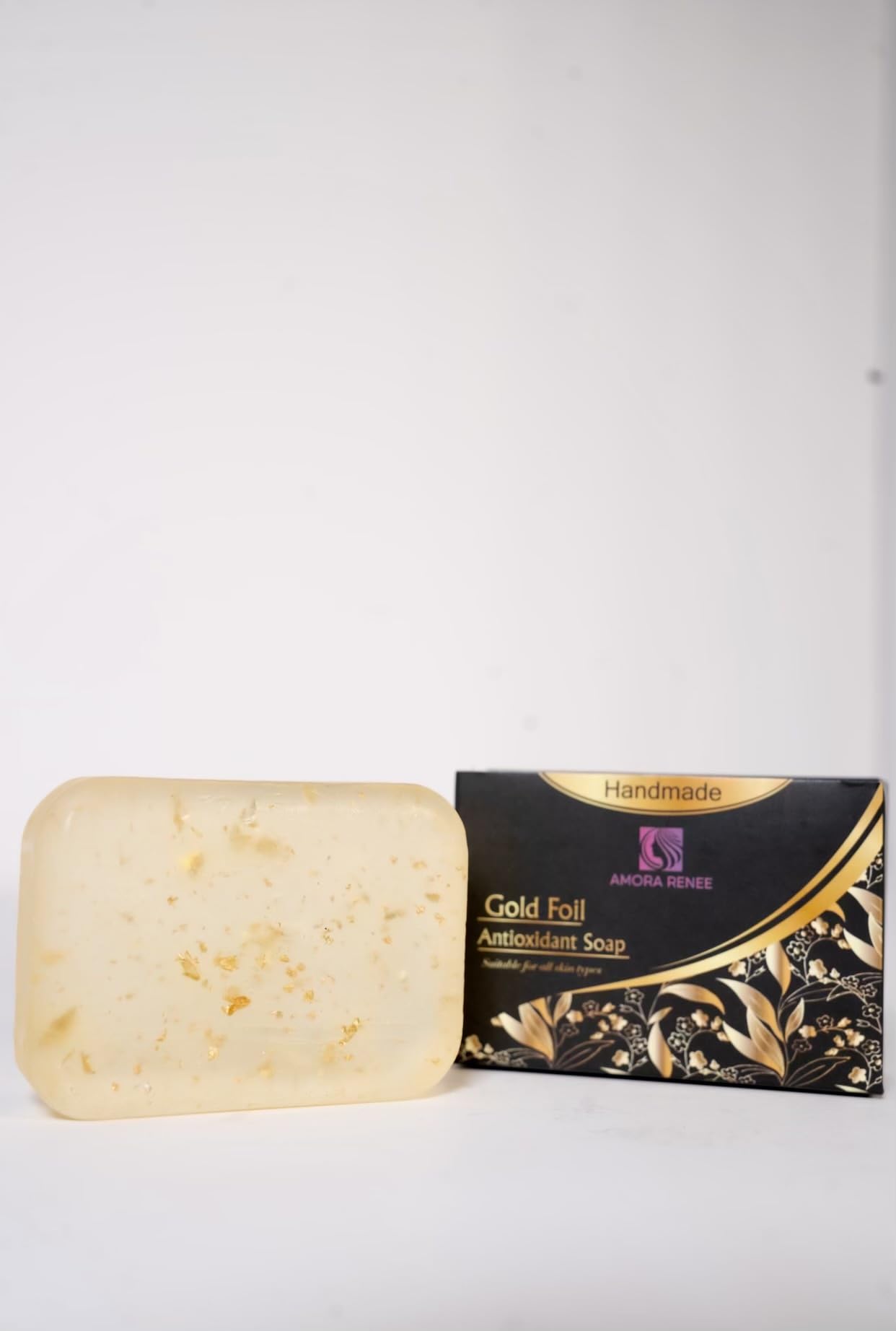 Luxury Gold Foil Soap Bar - Natural Handmade Skincare for Dry & Sensitive Skin - Perfect for Gifts, Spa Days & Self-Care Rituals