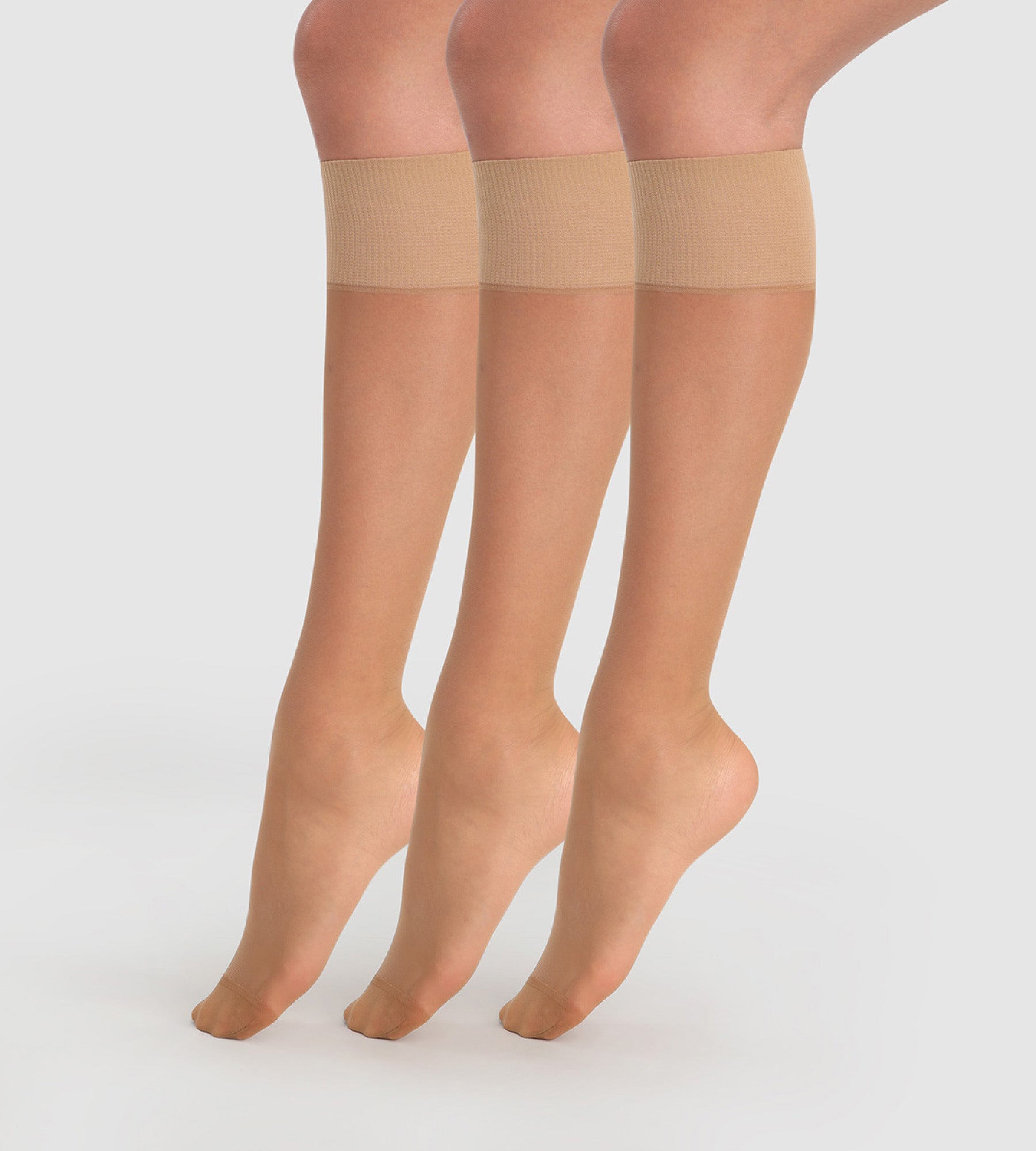 3 Pairs of Transparent 20D Nude Pantyhose - Comfortable & Breathable for Everyday Wear, Office, and Special Occasions
