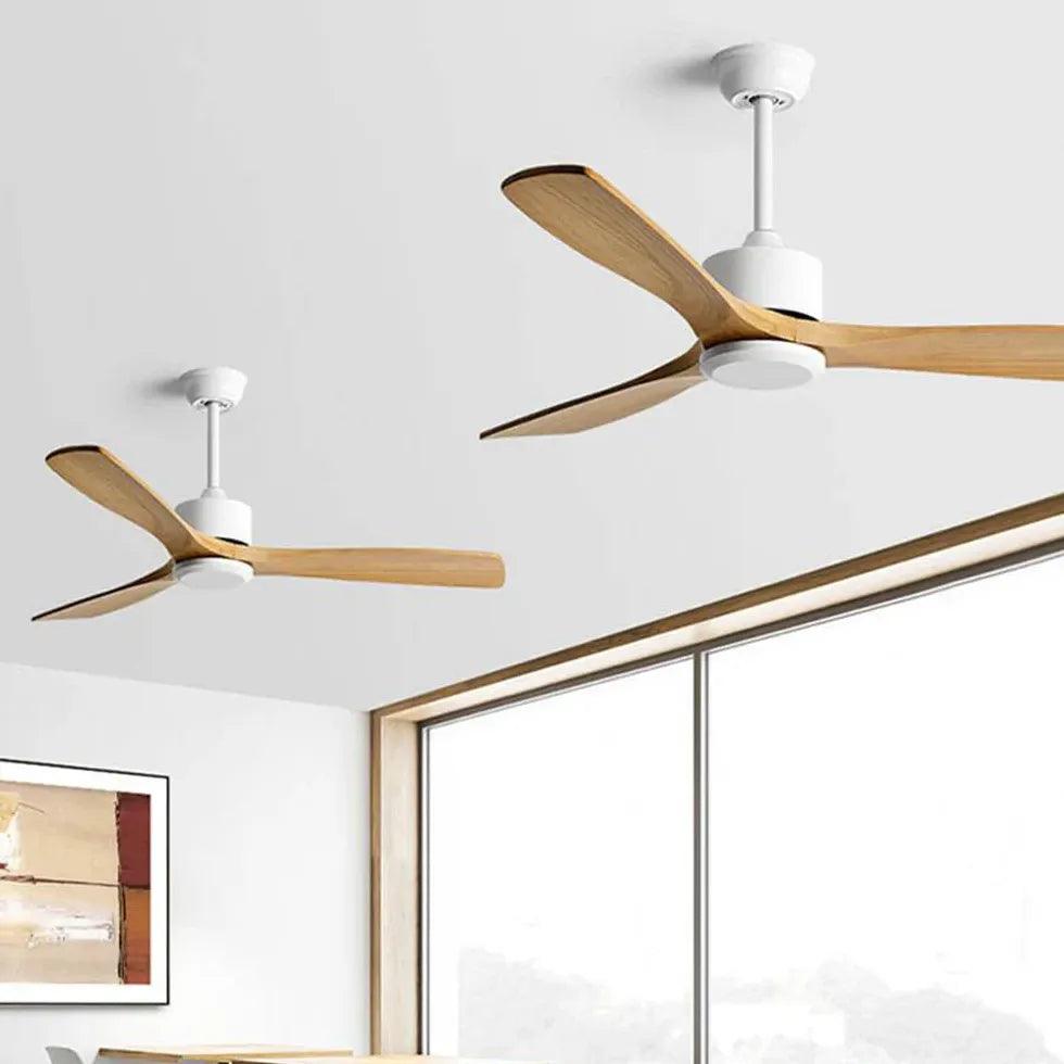 3-Blade Modern Ceiling Fan with LED Light Kit - Quiet Remote Control, Flush Mount Design for Bedroom, Living Room & Office