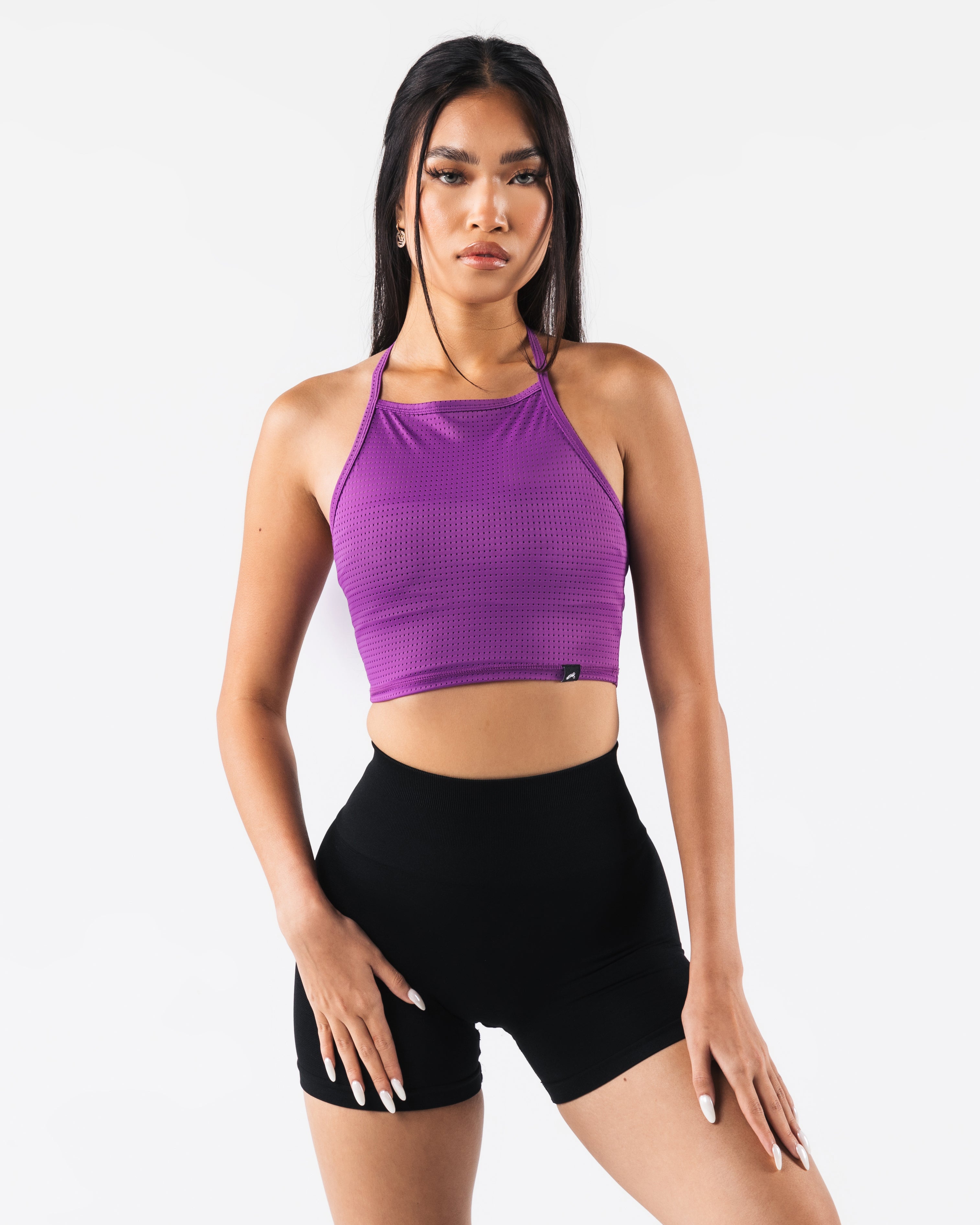 Margo Mesh Tank Top Blaze - Women's Fashion Stretchable Breathable Workout Shirt for Gym, Yoga & Casual Wear