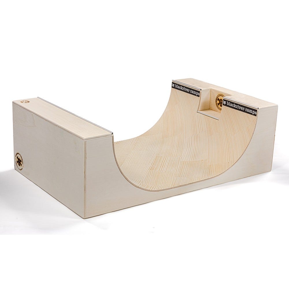 Blackriver Fingerboard Ramps - Big Mama Reloaded Professional Skateboard Mini Ramp for Fingerboarding - Perfect for Home, Office & Skate Park Practice