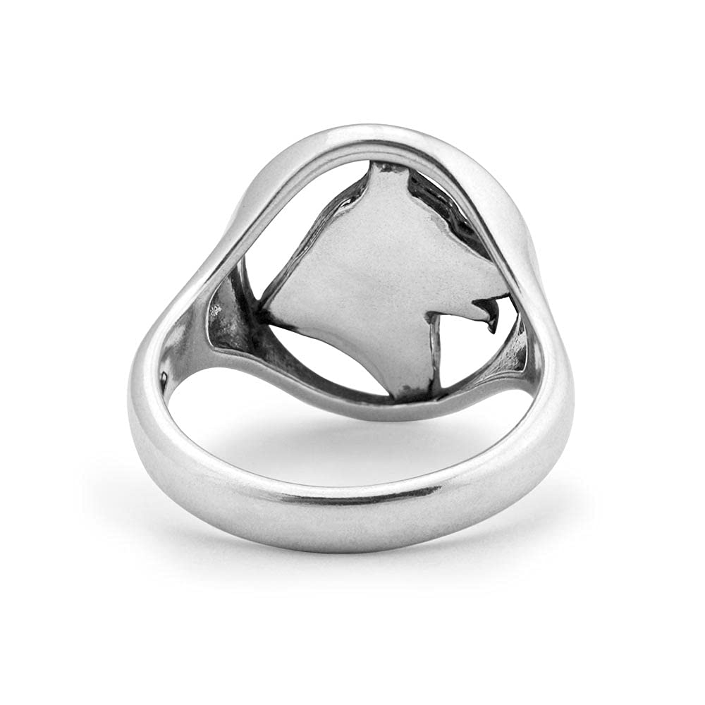 Sterling Silver German Shepherd Ring - Handmade Dog Lover Jewelry - Perfect Gift for Pet Owners & German Shepherd Enthusiasts - Ideal for Everyday Wear, Special Occasions & Dog-Themed Events