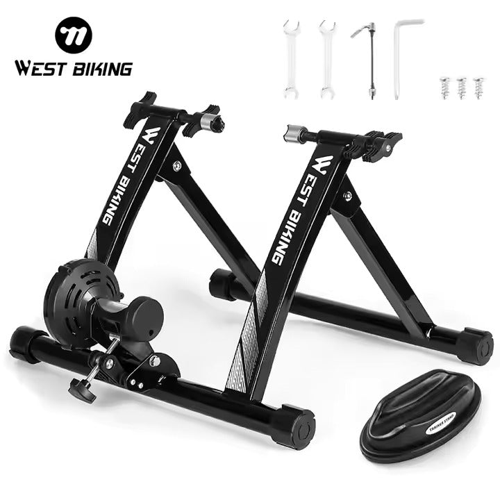 WB Indoor Bike Trainer - High-Performance Turbo Trainer for Home Cycling Workouts - Perfect for Indoor Training, Fitness, and Virtual Rides