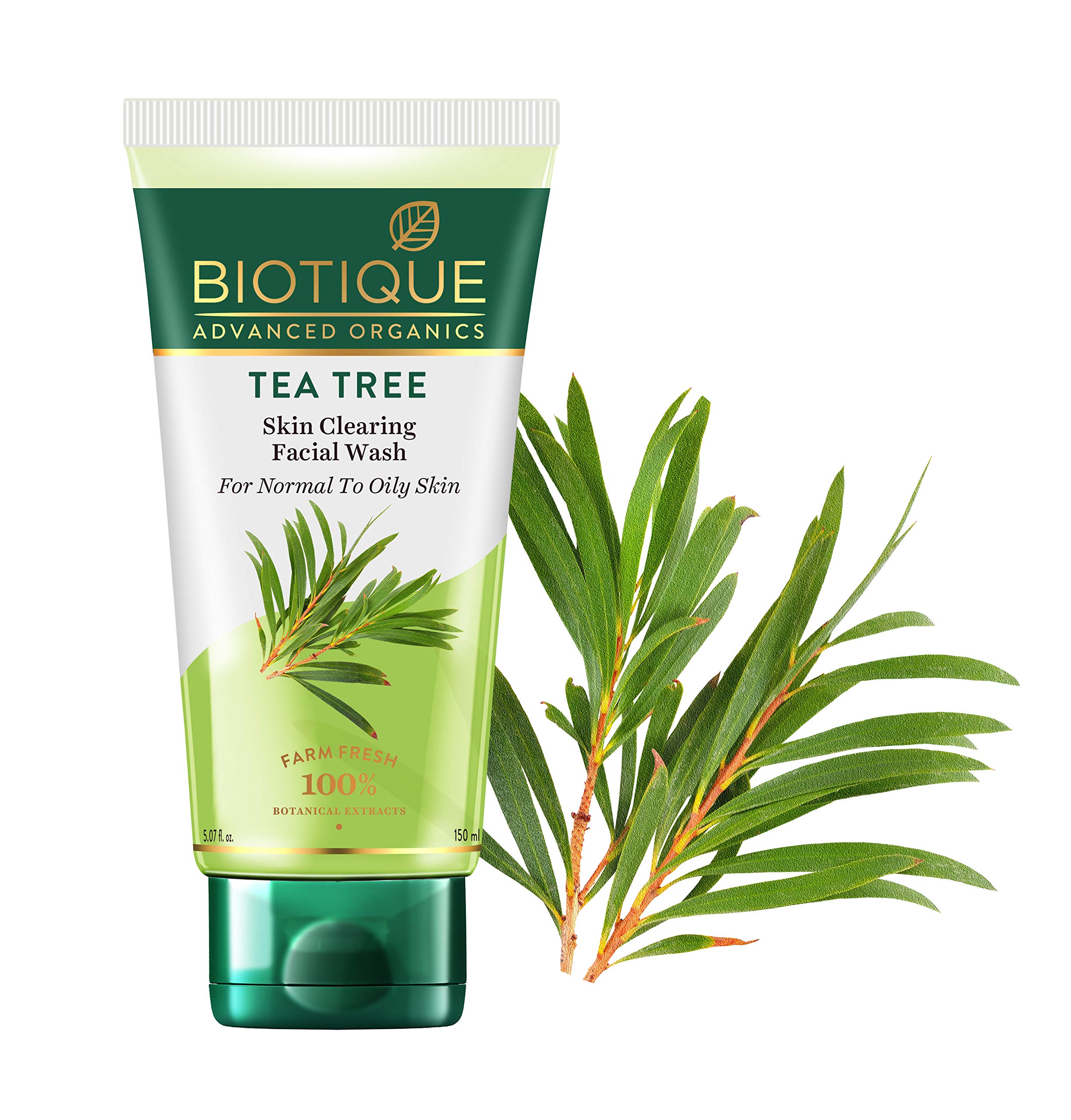 Biotique Bio Kelp Protein Shampoo for Hair Loss Treatment & Hair Regrowth | 340ml | Natural Ingredients for Thicker, Stronger Hair | Daily Use for Men & Women    Biotique Tea Tree Face Wash for Normal to Oily Skin | 150ml | Deep Cleansing & Acne Control | Refreshing Daily Skincare Routine    (Perfect for daily haircare to reduce hair fall and promote growth / Ideal for morning and night face cleansing to prevent breakouts)