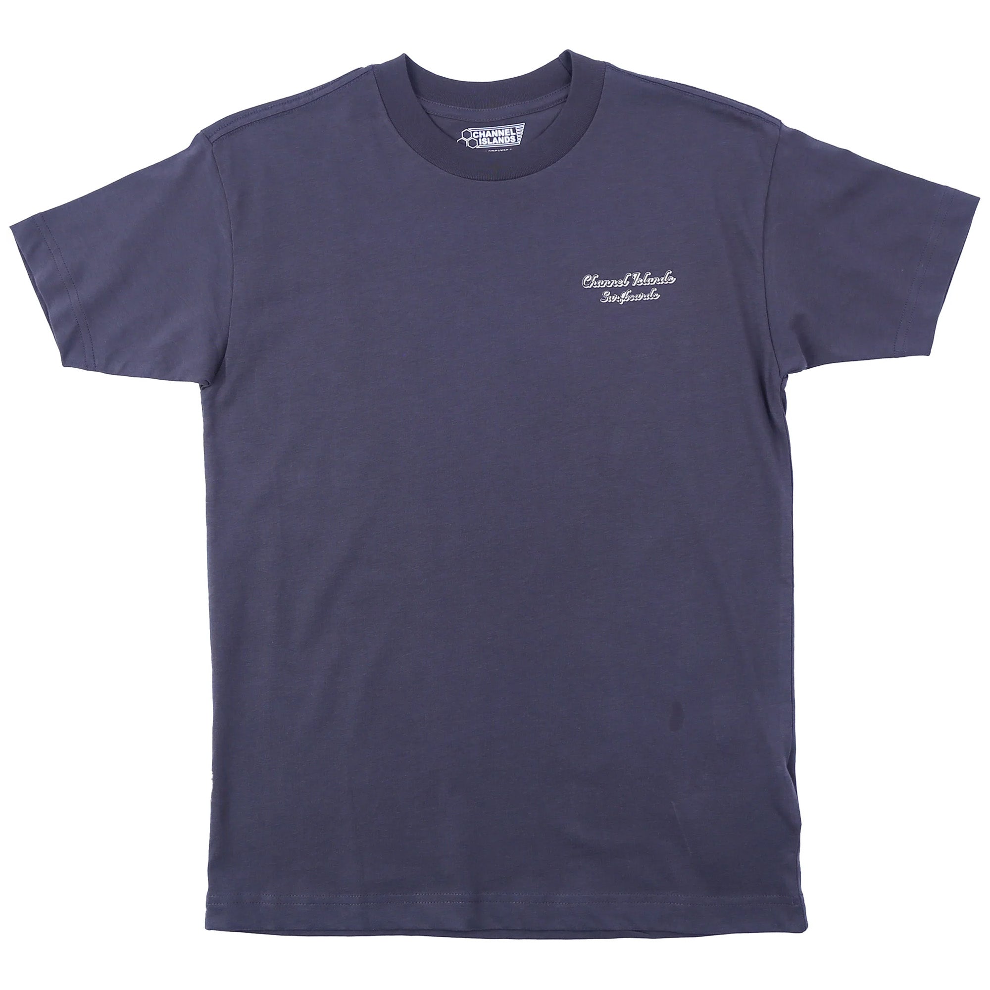 Channel Islands Surfy Youth Boys Short Sleeve T-Shirt - Charcoal Gray for Beach, Surfing & Casual Summer Wear