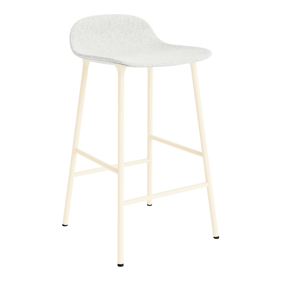 Modern Form Counter Stool with Sturdy Metal Legs & Comfortable Upholstered Seat - Perfect for Kitchen Islands, Breakfast Bars & Home Decor
