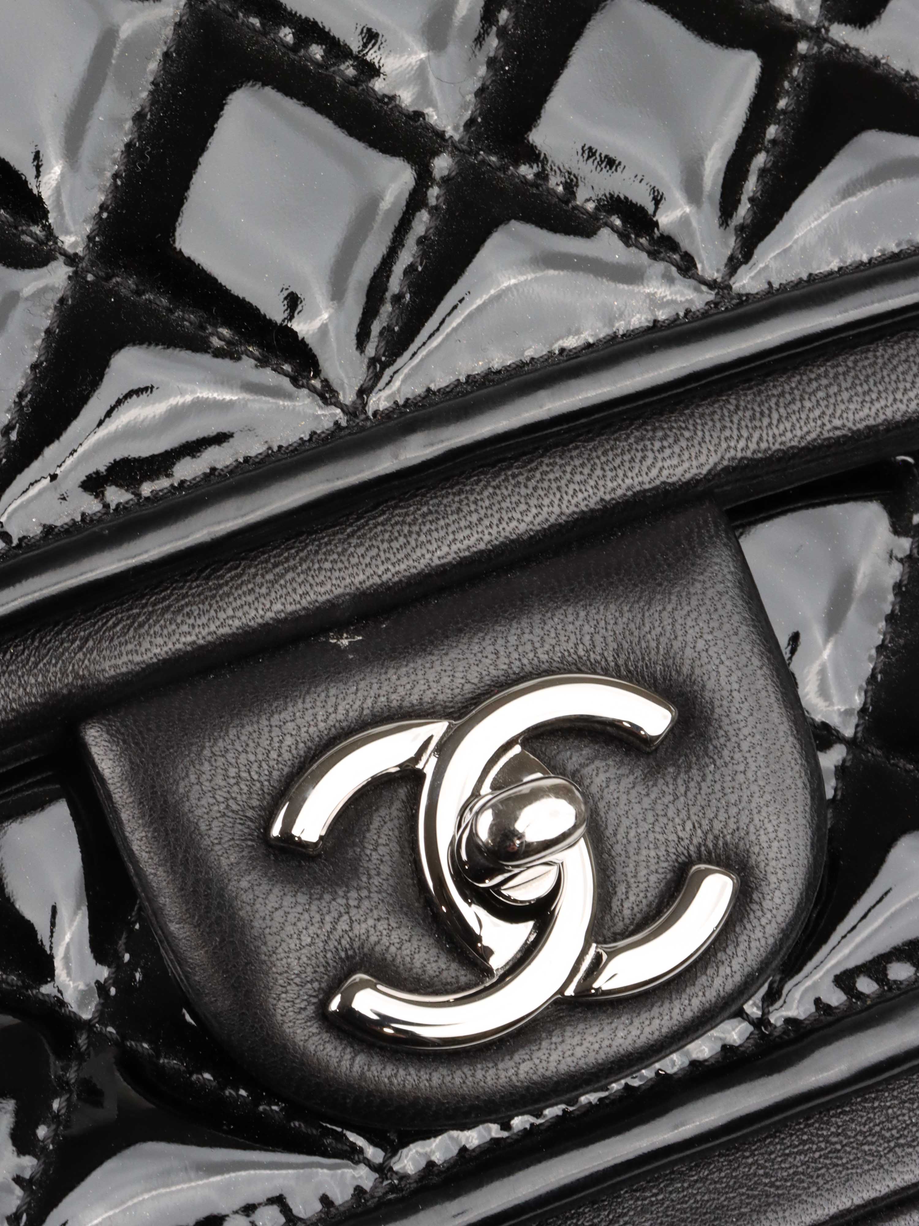 Chanel Patent Leather Classic Flap Bag - Luxury Designer Handbag for Women | Perfect for Evening Events, Parties & Special Occasions