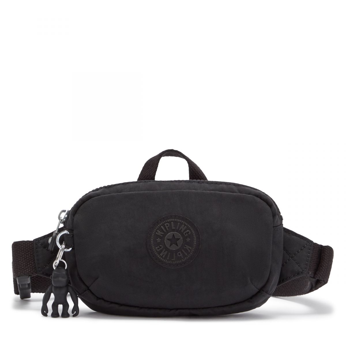Kipling Alys Waist Pack - Stylish Black Noir Crossbody Fanny Pack for Women | Perfect for Travel, Hiking, and Everyday Use