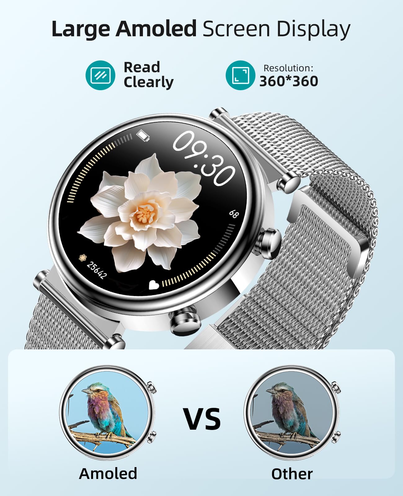 Smart Watches for Women with Call Function, 1.27