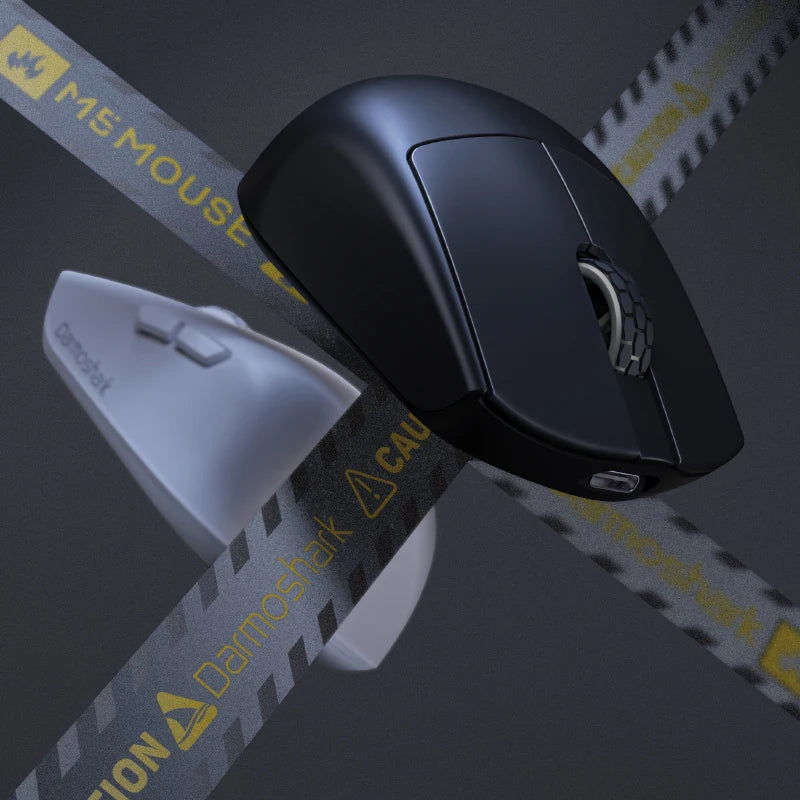Darmoshark M5 8K Wireless Gaming Mouse - Ultra-Lightweight Ergonomic Design, 26000 DPI, 1000Hz Polling Rate - Perfect for FPS, MOBA, and Esports Gaming