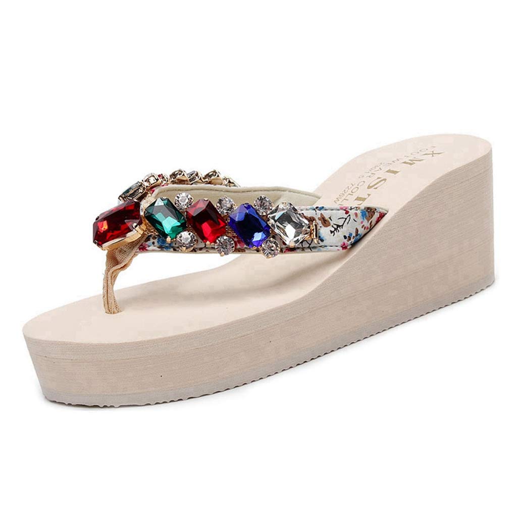 Mioke Women's Comfortable Slide Sandals - Lightweight & Breathable Summer Slippers for Indoor/Outdoor Use at Home, Beach, Pool, or Gym