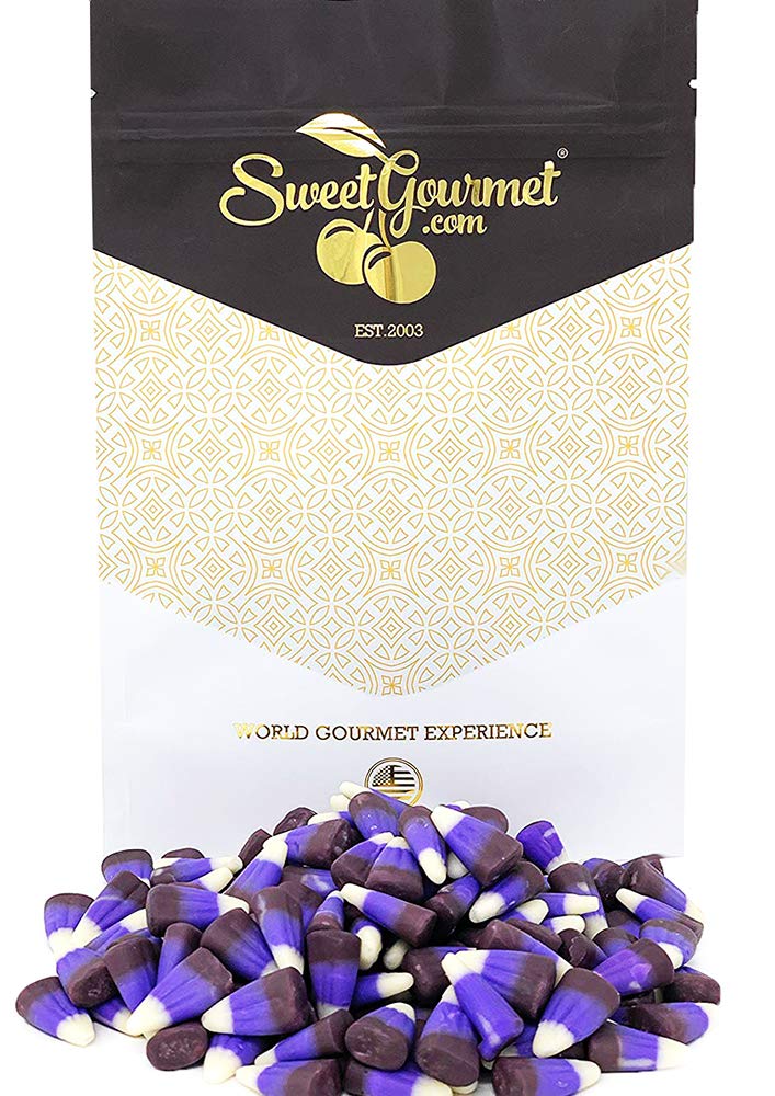 SweetGourmet Blackberry Candy Corn - Purple Halloween Candy (2 Lbs) | Bulk Candy for Parties, Trick-or-Treat & Holiday Treats