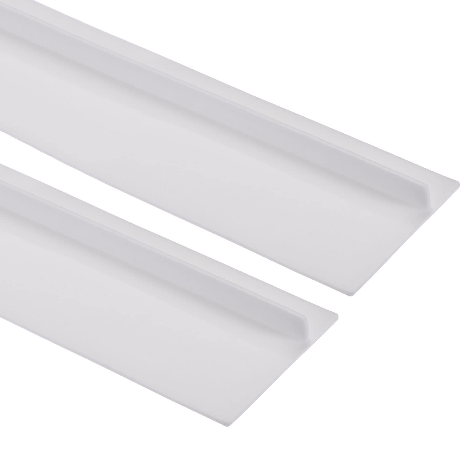 PATIKIL 24.4 Inch Silicone Stove Gap Covers - 2 Pack Heat Resistant Oven Gap Filler for Kitchen Countertops - Seals Gaps Between Stove & Counter (White) - Perfect for Preventing Food & Spill Mess in Modern Kitchens