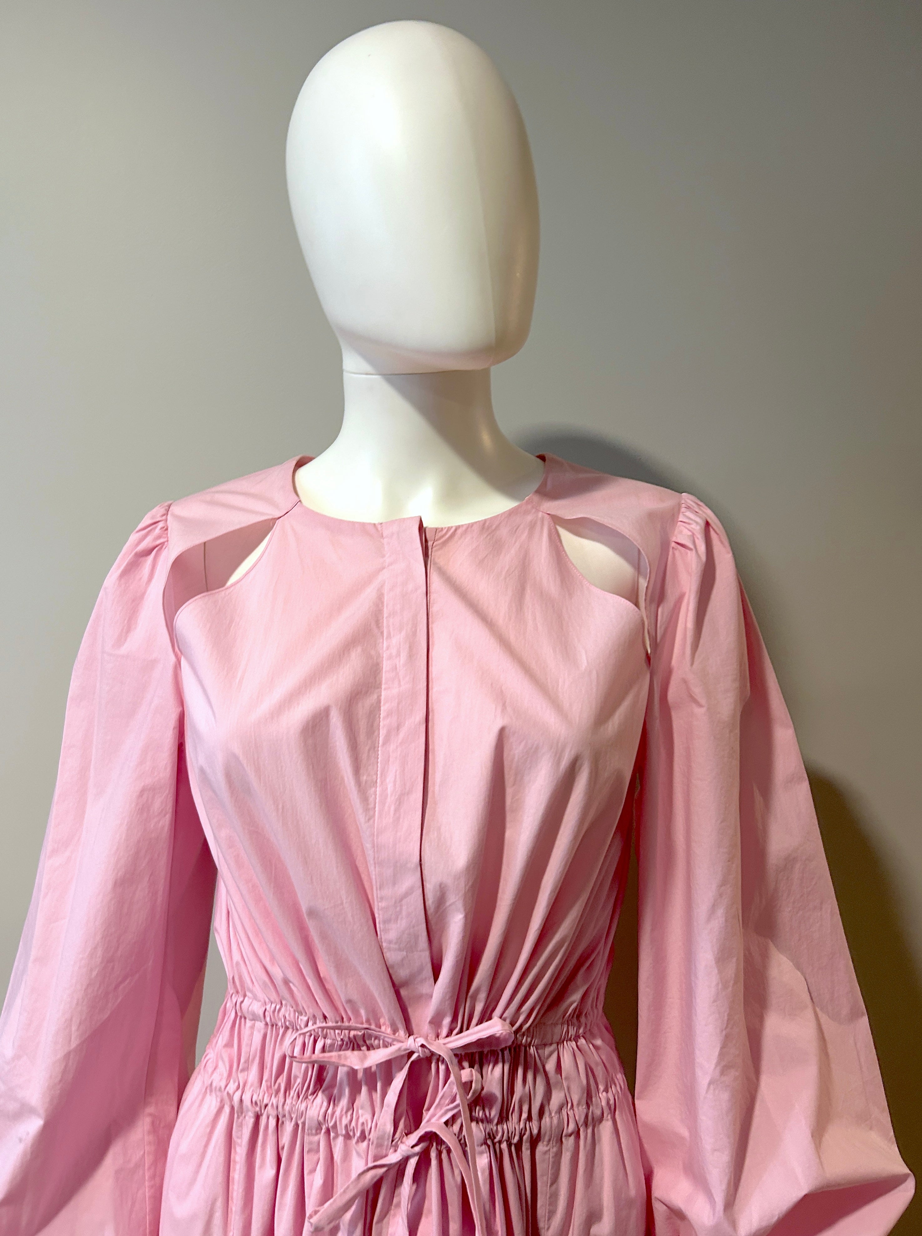 Dorothee Schumacher Women's Pink Cutout Dress Size 2 - Elegant Party & Cocktail Outfit for Evening Events