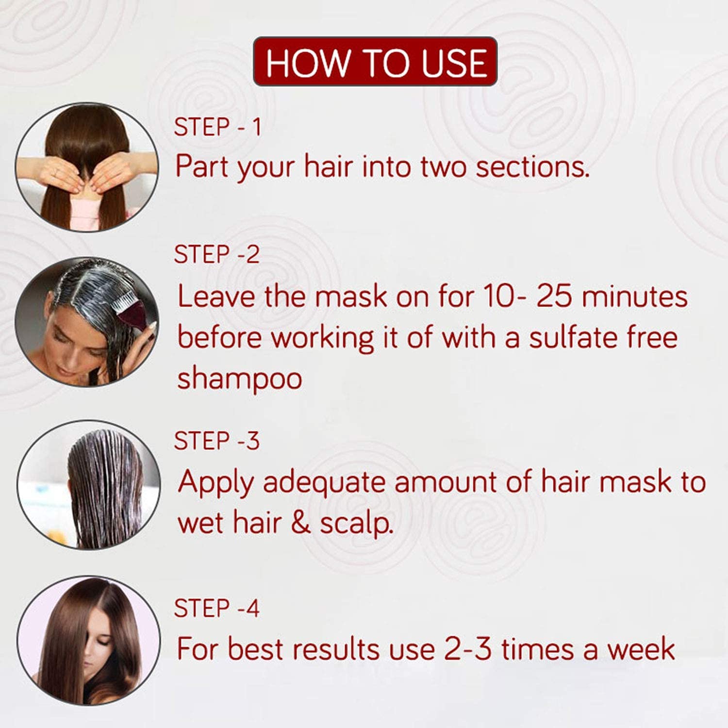 NutriGlow NATURAL'S Onion Hair Mask - Deep Conditioner Treatment for Dry, Damaged & Frizzy Hair | Stimulates Hair Growth | Instantly Shiny & Manageable Hair | Sulfate-Free | 200g | Perfect for Daily Hair Care & Salon-Quality Treatment at Home
