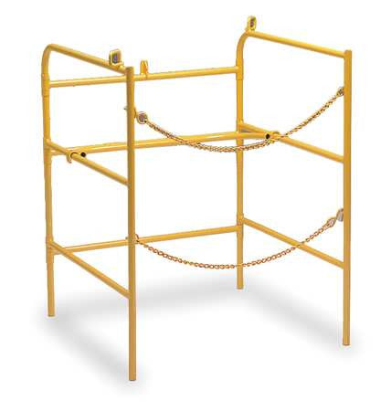 Allegro 9401 Confined Space Safety Guard Rail - OSHA Compliant Manhole Barrier for Construction & Utility Work - Fall Protection for Workers in Sewers, Tunnels & Industrial Sites