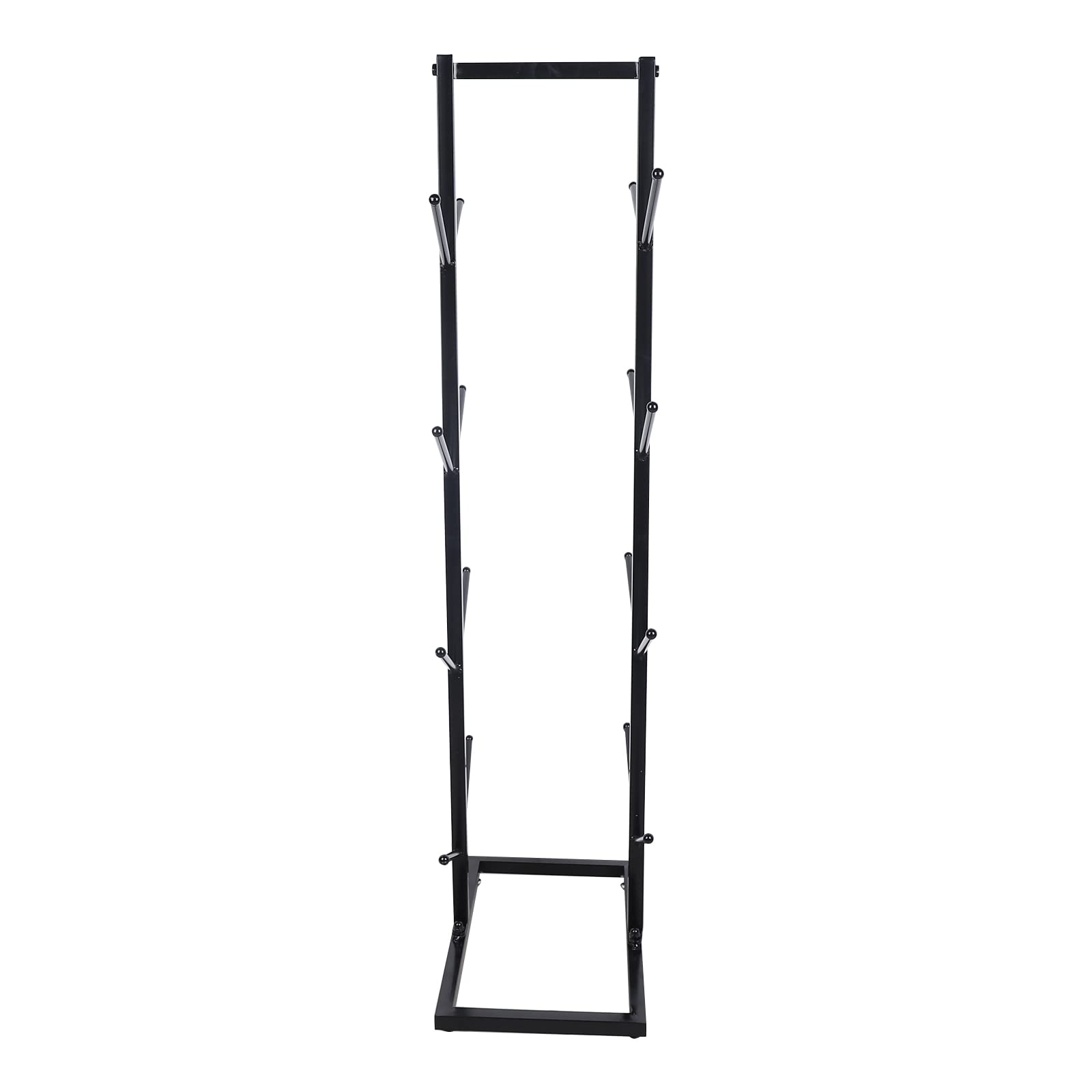 Durable Double-Sided Metal Ball Storage Rack for Baseball & Basketball - Indoor/Outdoor Sports Equipment Organizer - Perfect for Gym, Playroom, and Backyard - USA Stock
