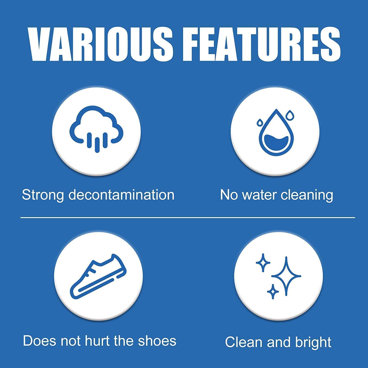 Fidrox White Shoe Cleaning Cream 260g - Stain Remover for Leather Shoes, Boots & Sneakers | Whitening & Polishing Formula | Safe for White Rubber Soles | Perfect for Daily Shoe Care & Restoration