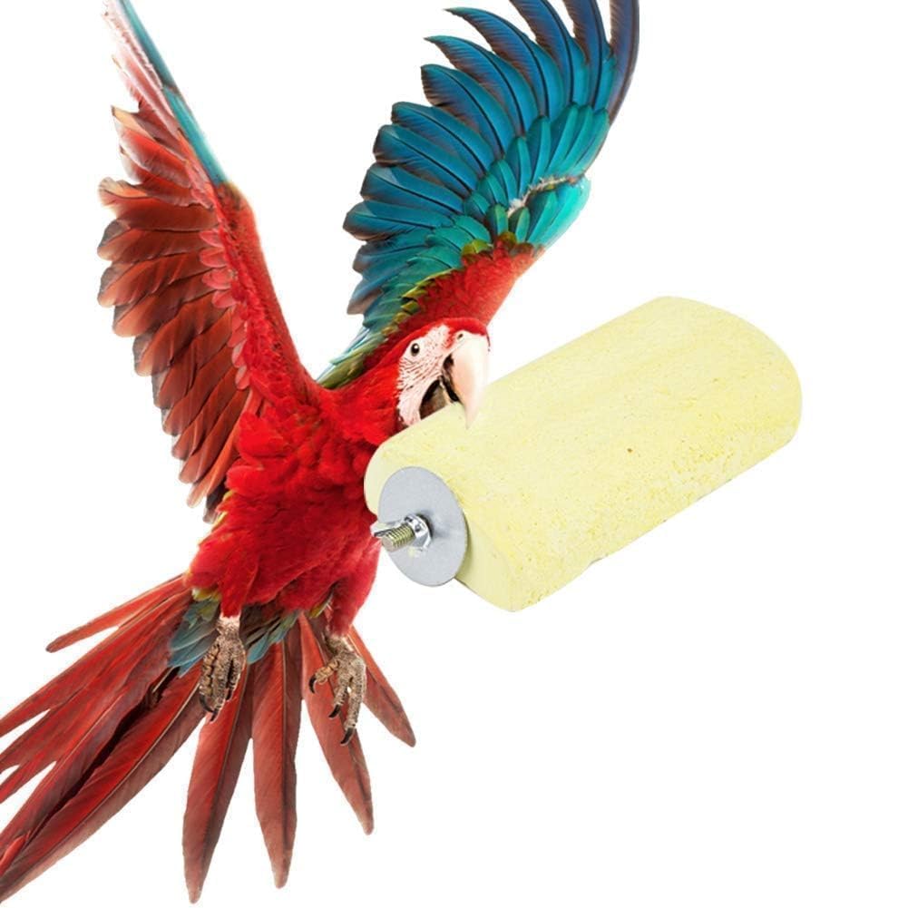 Natural Lava Ledge for Small Pets - Rat, Chinchilla & Bird Chew Toy for Teeth Grinding & Beak Trimming | Cage Accessories for Dental Health & Enrichment | Perfect for Climbing, Chewing & Playtime in Small Animal Habitats