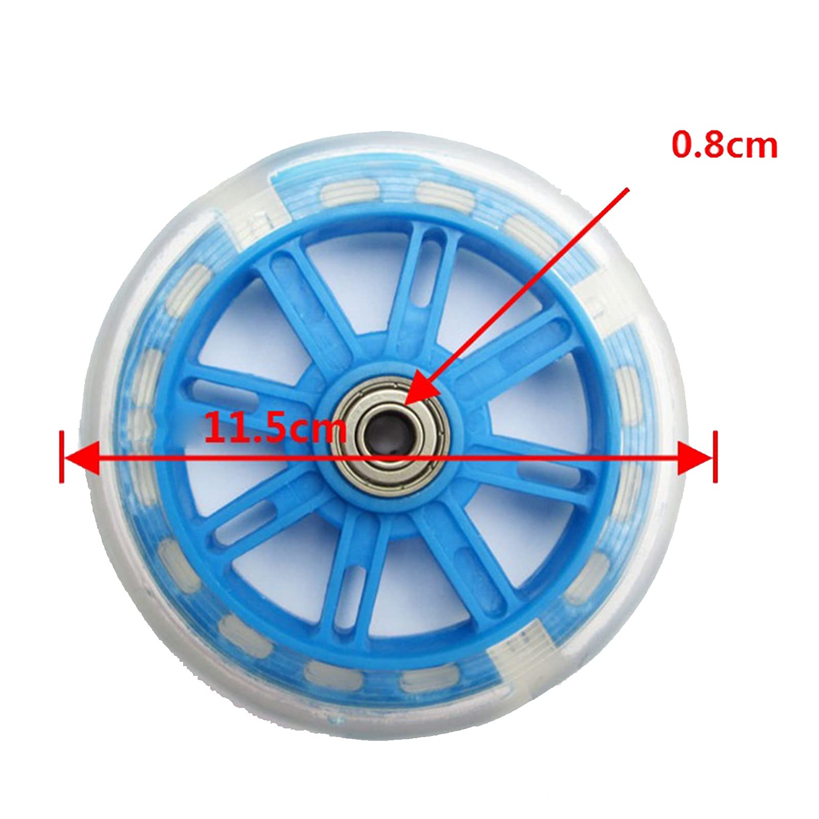 12-20 Inch Kids Bike Training Wheels - Stable Replacement Balance Wheels with Flashing Lights for Safe Learning & Outdoor Play