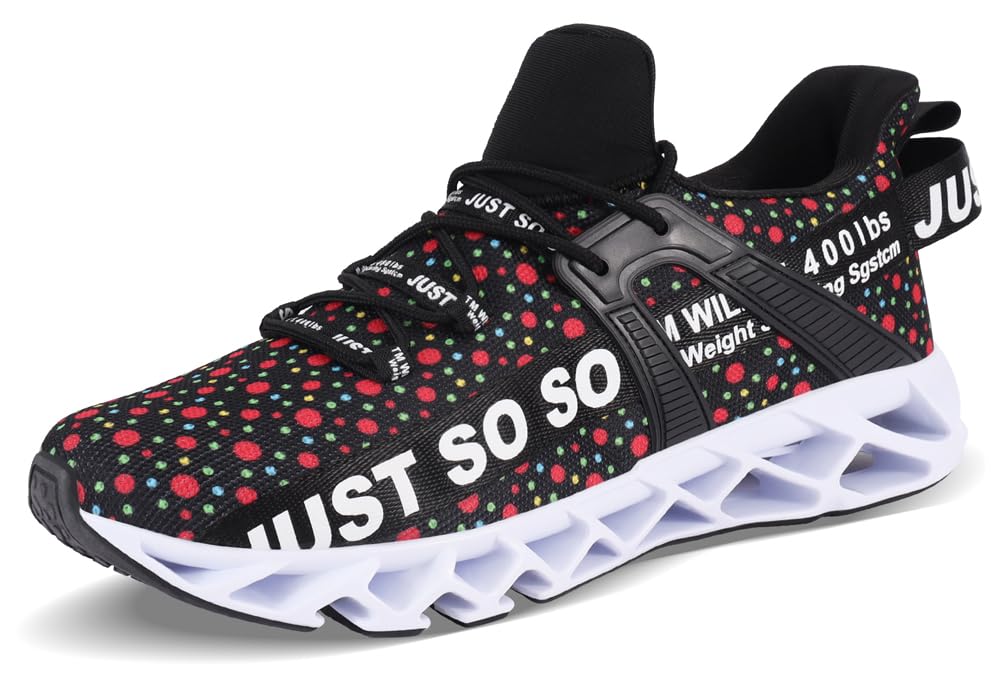 WONESION Men's Breathable Walking Tennis Running Shoes - Lightweight Blade Fashion Sneakers for Men - Perfect for Gym, Jogging, and Casual Wear