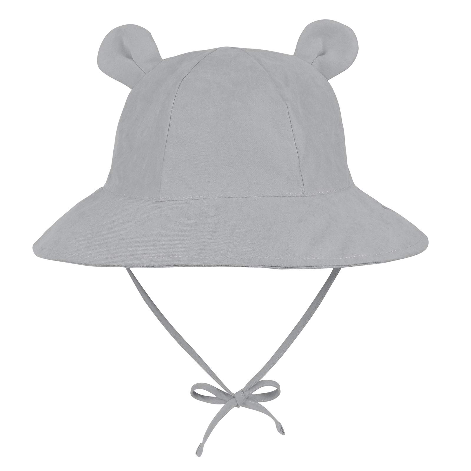 Baby Sun Hat with Wide Brim - UPF 50+ UV Protection for Newborn, Infant & Toddler - Soft Cotton Bucket Hat for Girls & Boys - Perfect for Beach, Pool & Outdoor Play