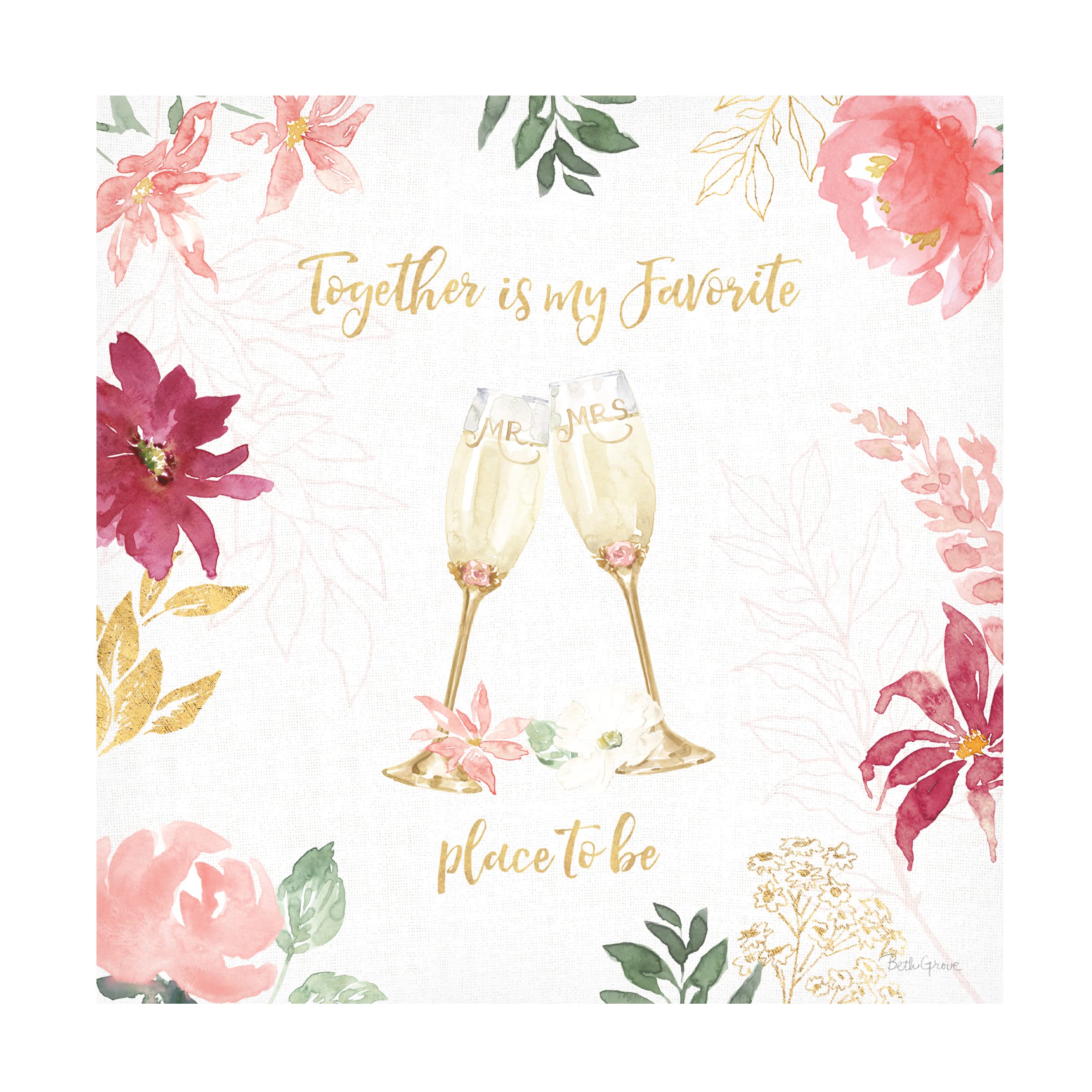 Trademark Fine Art 'Pastel Flower Market IX' Canvas Wall Art Print by Mary Urban - Perfect for Living Room, Bedroom & Office Decor
