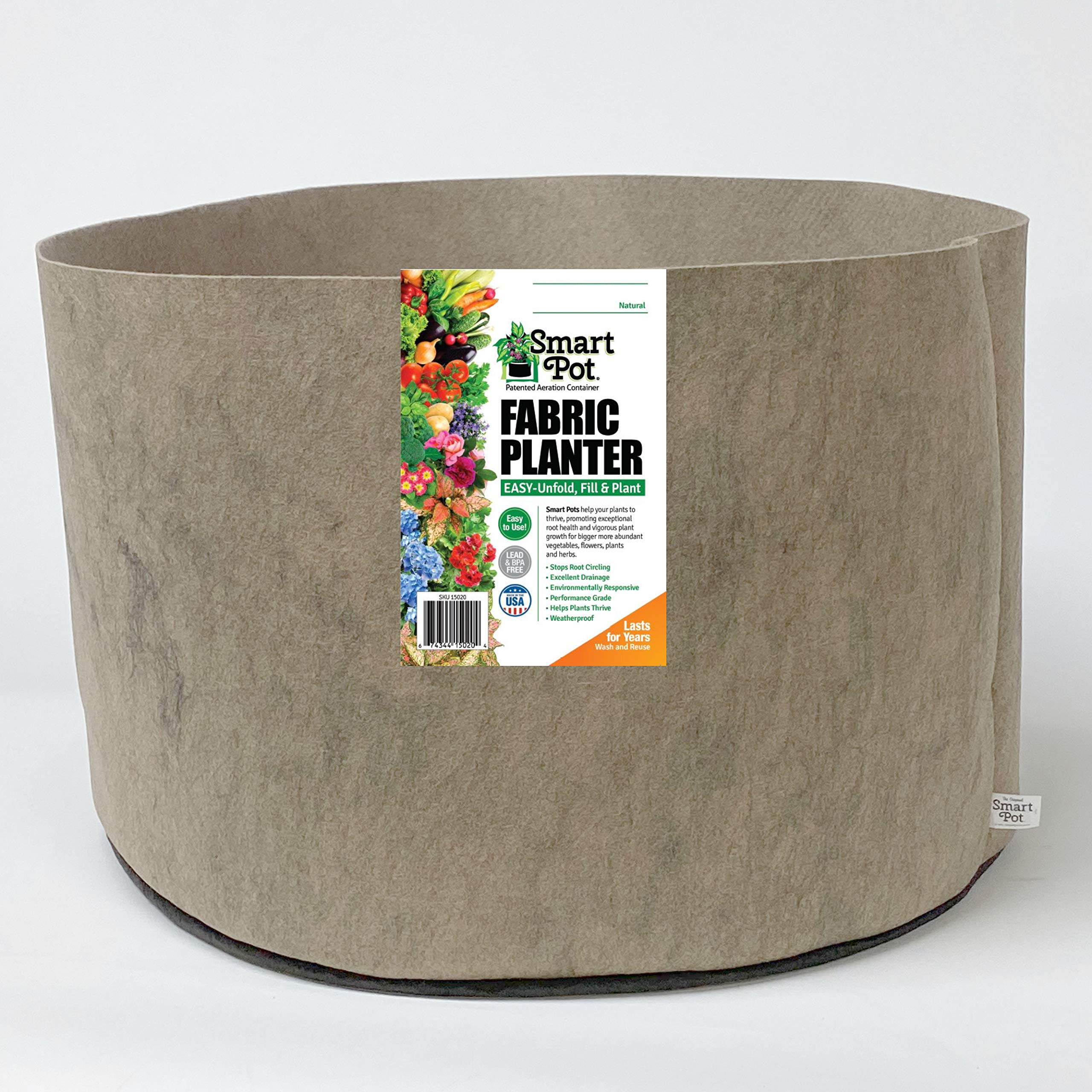 500-Gallon Smart Pot Fabric Plant Container - Aeration Grow Bag for Trees, Vegetables & Large Plants - Ideal for Gardening, Landscaping & Outdoor Planting