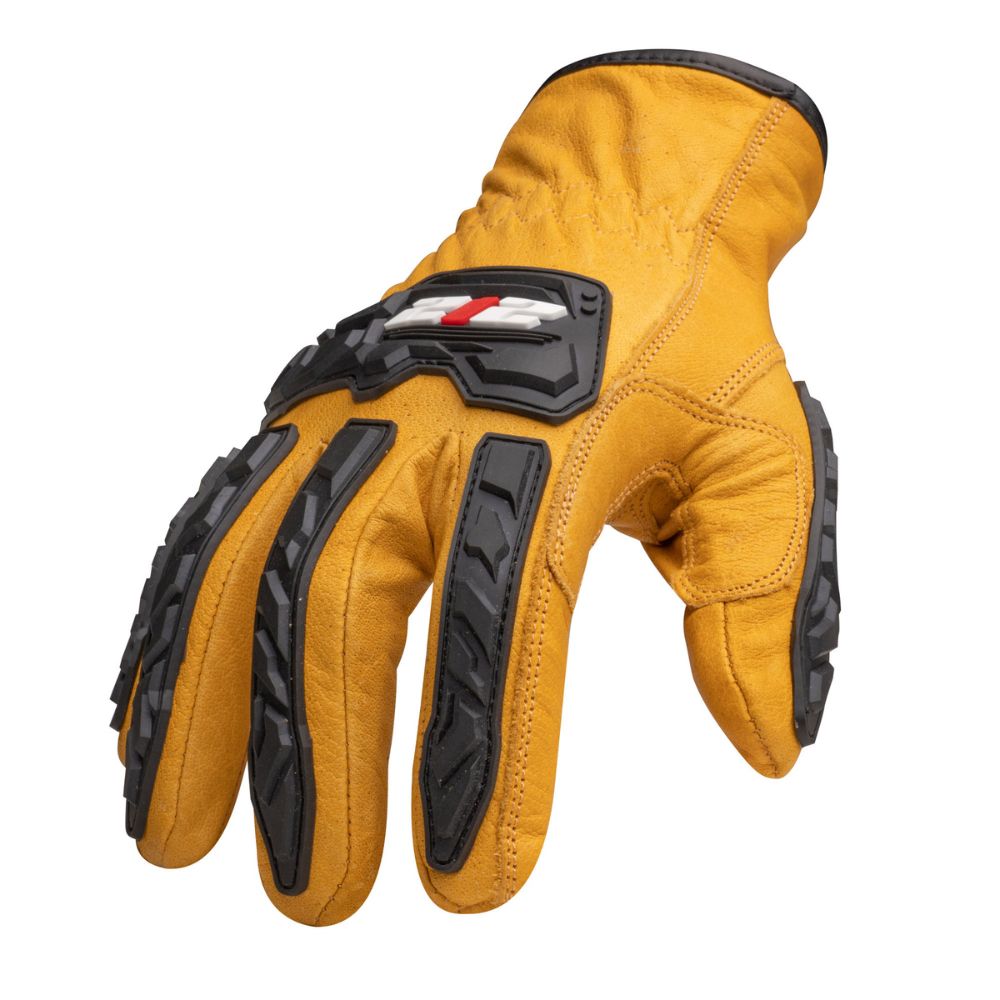 212 Performance IMPLDC5 90 010 Cut Resistant Impact Leather Driver Gloves (EN Level 5 Safety) - Small, Golden Brown - Ideal for Motorcycle Riding, Construction Work & Industrial Use