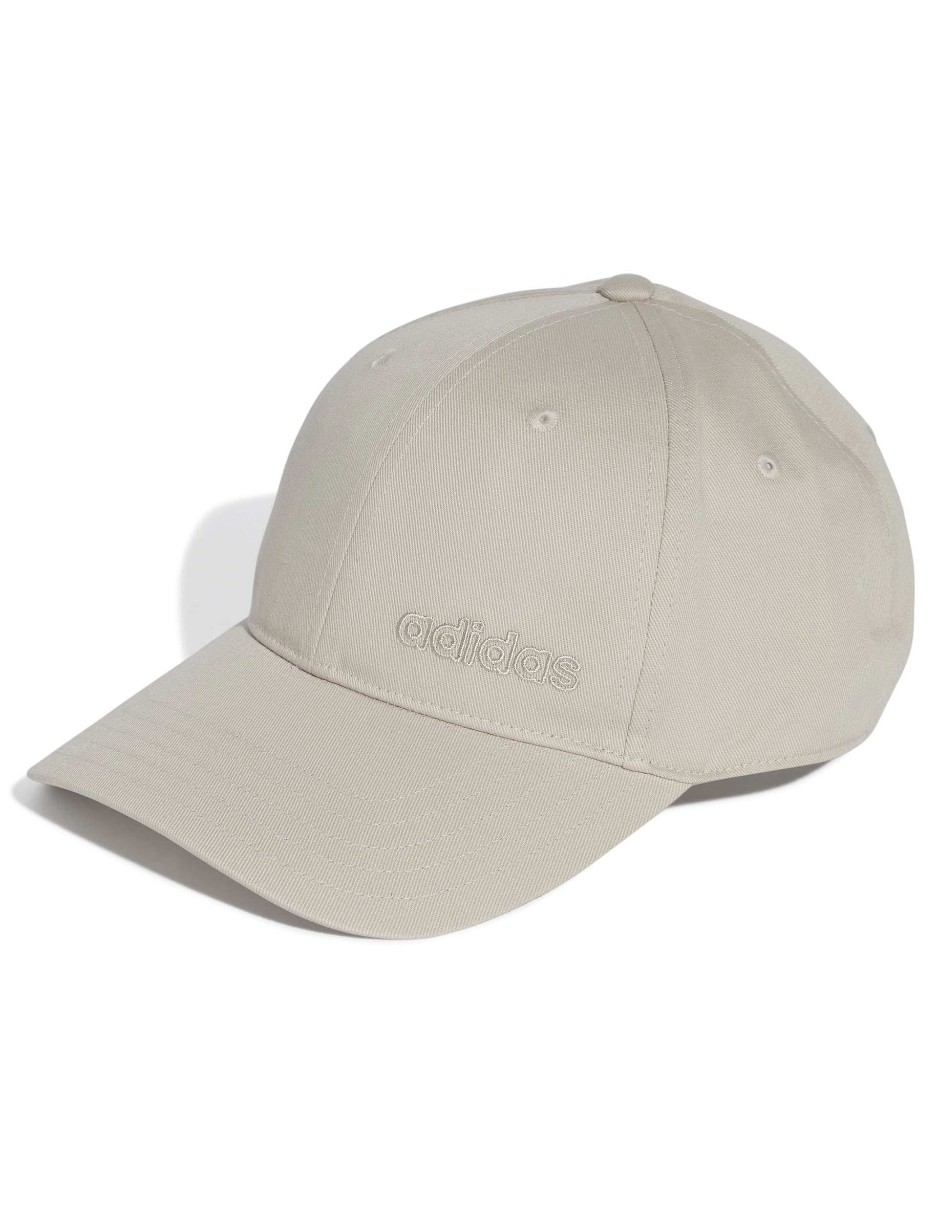 Baseball Cap with Linear Outline Design - Wonder Alumina/White - Perfect for Sports, Casual Wear & Outdoor Activities