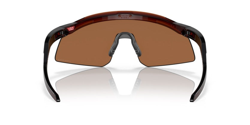 Oakley Hydra Rootbeer Sunglasses with Prizm Tungsten Lenses - Polarized Sports & Outdoor Sunglasses for Running, Cycling, and Driving