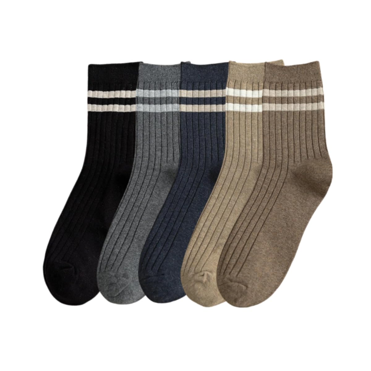 Men's Athletic Cotton Socks 5-Pack - Breathable Ankle Socks for Running, Gym & Casual Wear - Comfortable Workout Socks for Sports & Everyday Use