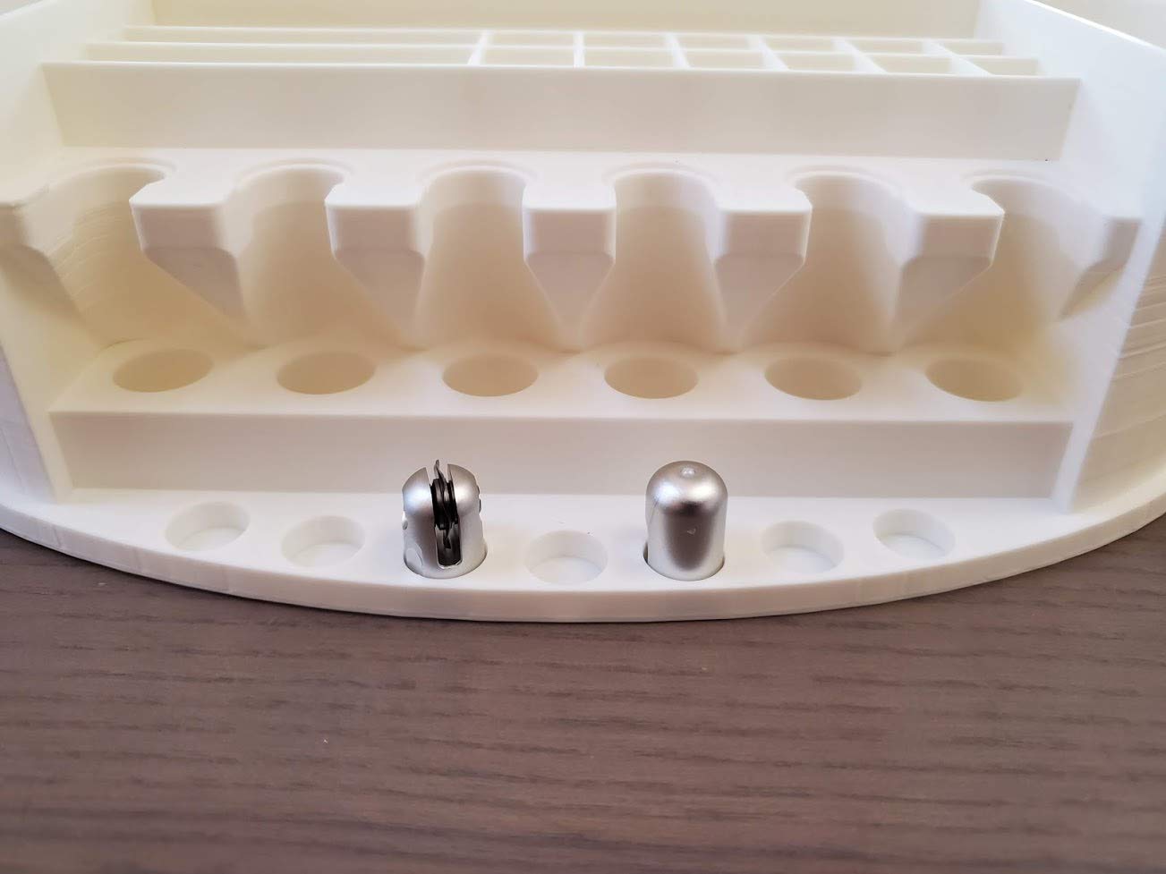 White Tool Organizer & Caddy for Cricut Tools & Blades - Perfect for Crafting, Scrapbooking & DIY Projects