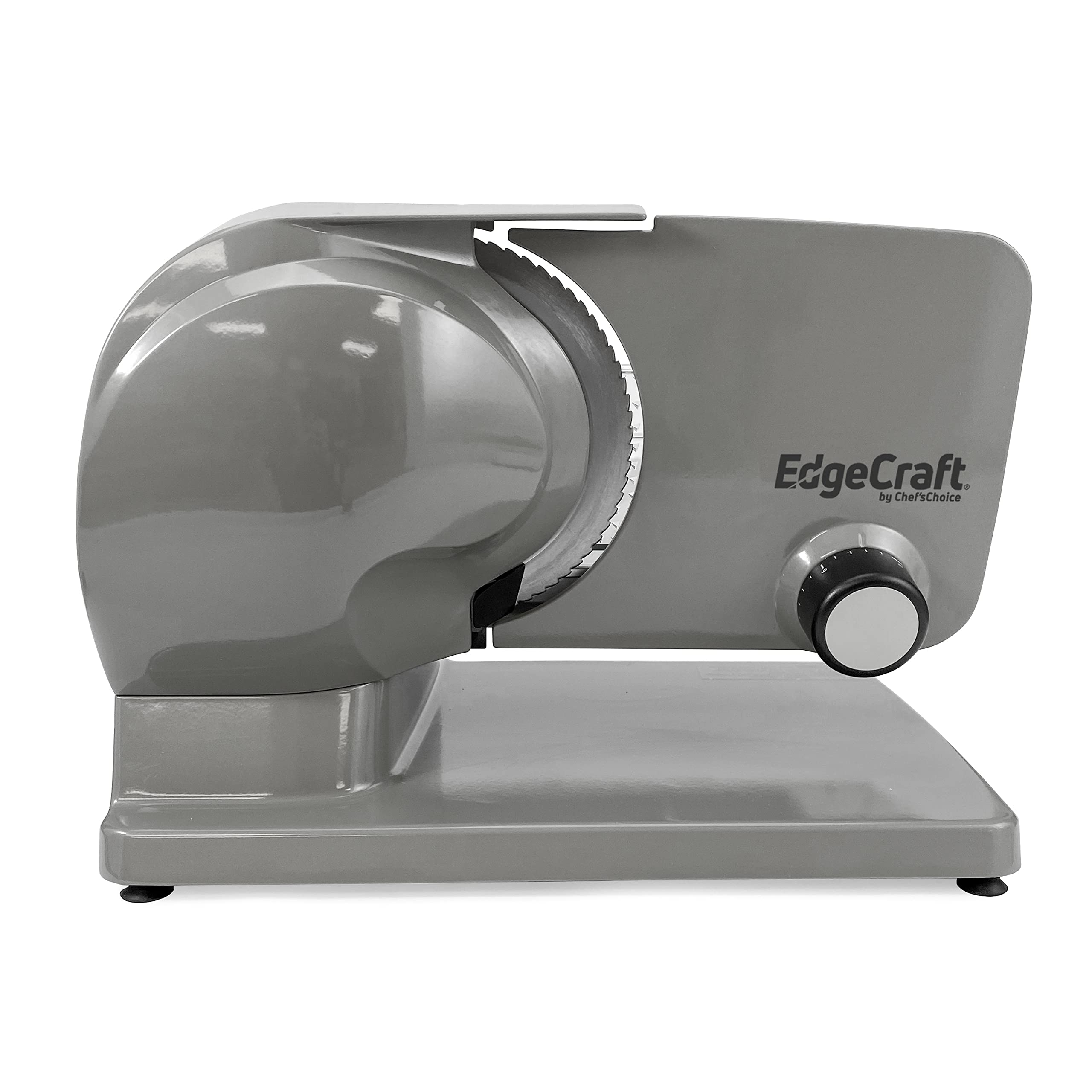 Premium Electric Meat Slicer for Home & Deli Use - 100W Adjustable Thickness Control with 7