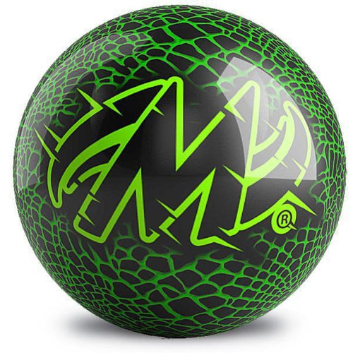 Motiv Venom Green Spare Bowling Ball | High Performance Bowling Equipment for Strikes & Spares | Perfect for League Play & Tournament Competition