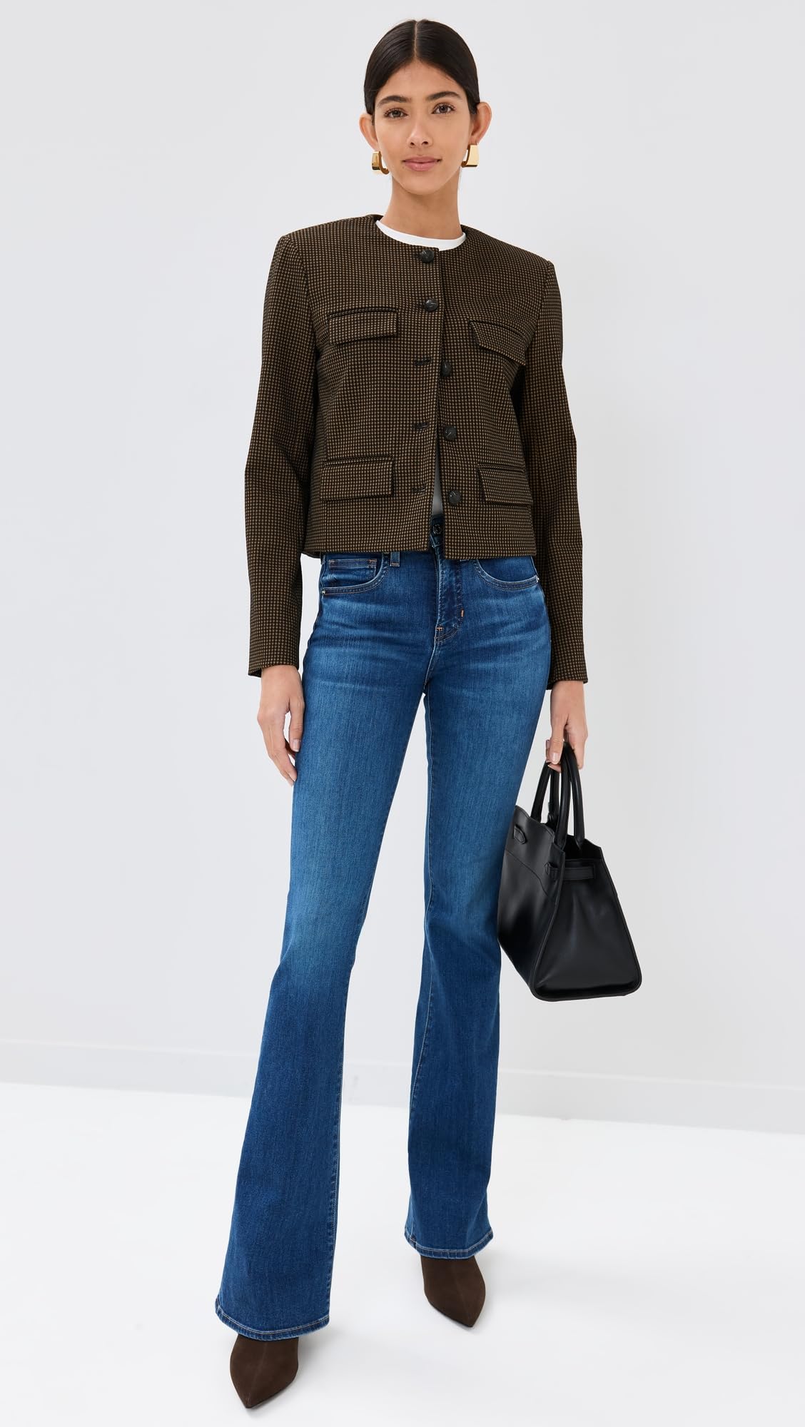 Women's Beverly High Rise Skinny Flare Jeans - Stretchy Denim Pants for Women, Comfortable Bootcut Trousers with Slim Fit | Perfect for Work, Casual Outfits & Night Out