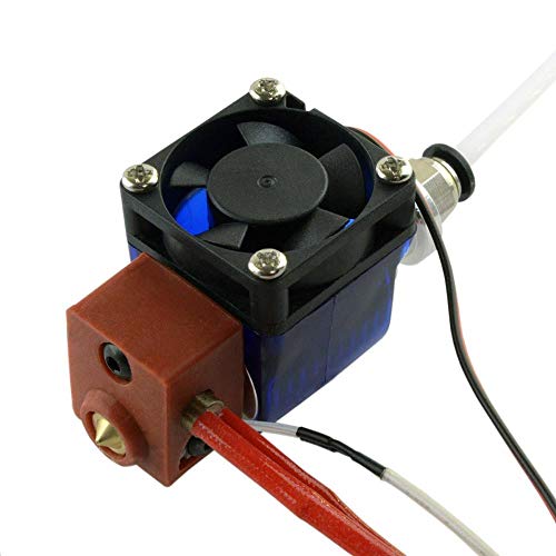 All Metal V6 Bowden Extruder Hotend for 3D Printer - 24V / 1.75mm Filament / 0.4mm Nozzle - High Precision Printing for PLA, ABS, PETG - Perfect for DIY 3D Printing Projects and Professional Creations