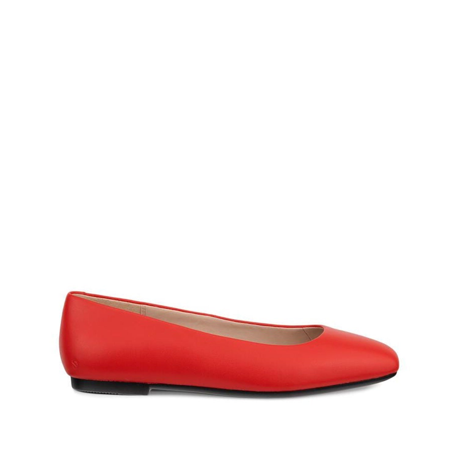 ECCO Women's Margot Ballerina Flats - Comfortable Leather Slip-On Shoes for Women in Scarlet Red | Perfect for Office, Travel & Everyday Wear