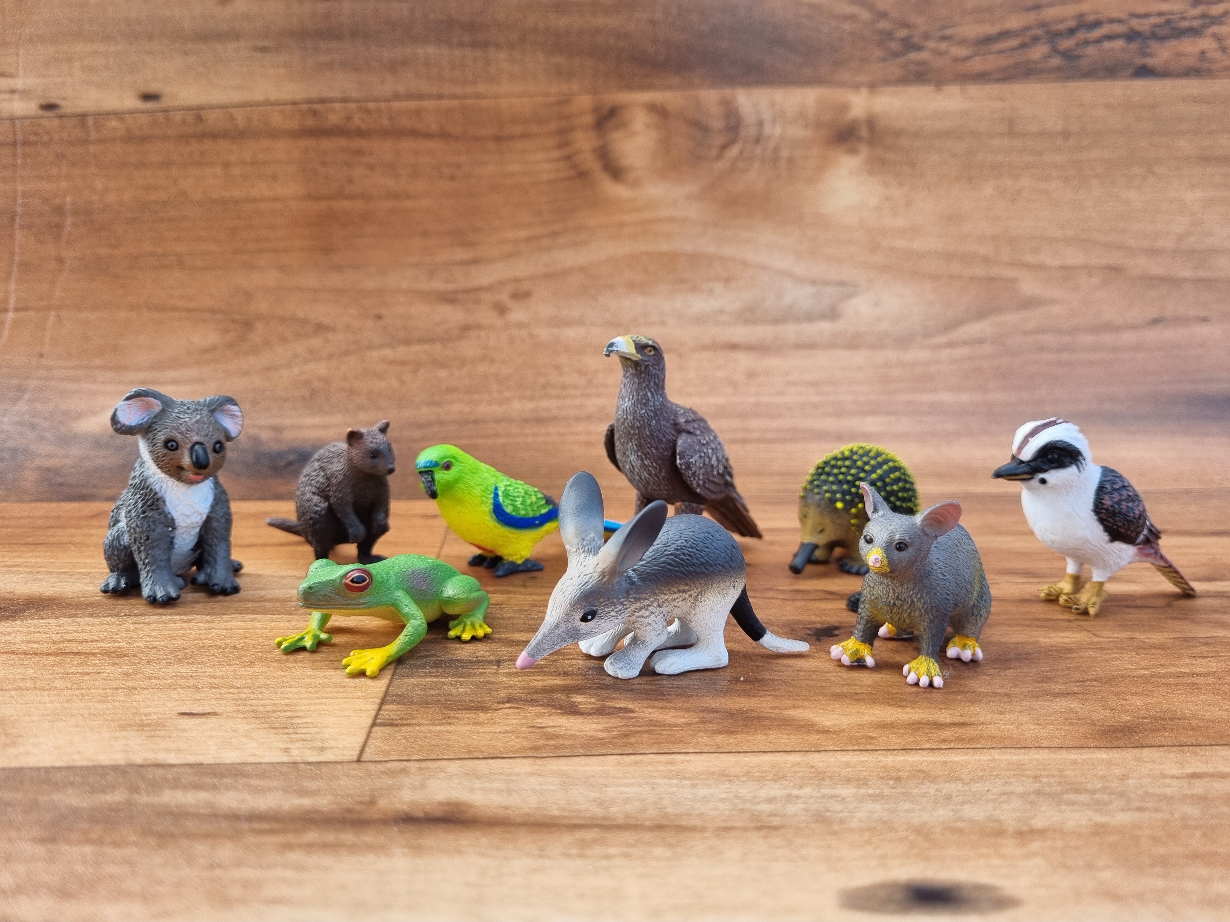 Realistic Australian Animal Figurines Set - Kangaroo, Koala, Wombat & More - Educational Wildlife Toys for Kids Collection | Perfect for Classroom, Playroom & Safari Themed Decor