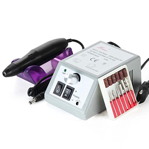 Professional Electric Nail Drill Machine for Manicure & Pedicure - Gel Polish Filing, Buffing & Shaping Tool | At-Home & Salon Nail Care (Russian Federation Version)