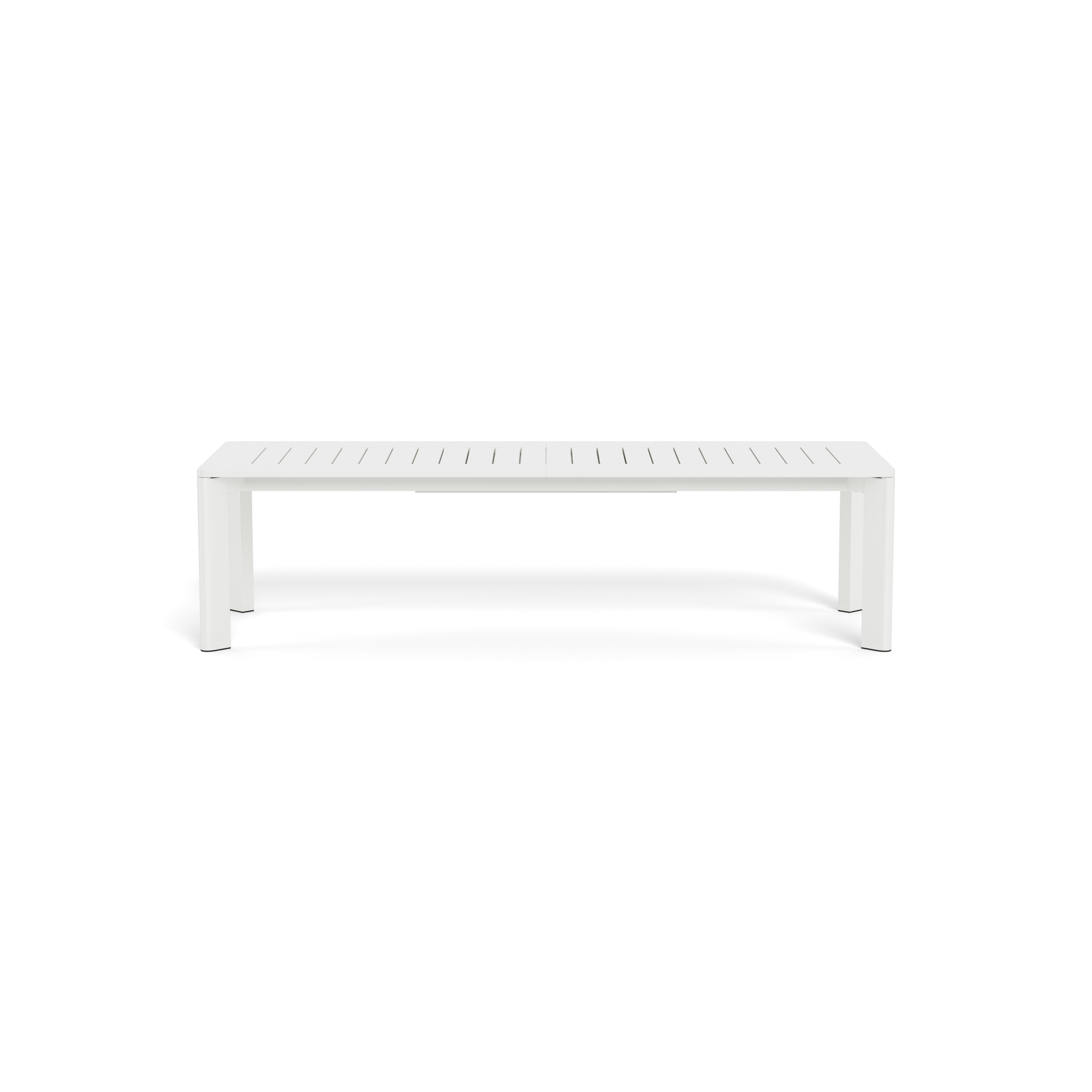 Byron Aluminum Extendable Dining Table - Modern & Durable for Indoor/Outdoor Use | Perfect for Patio, Garden, or Small Space Dining