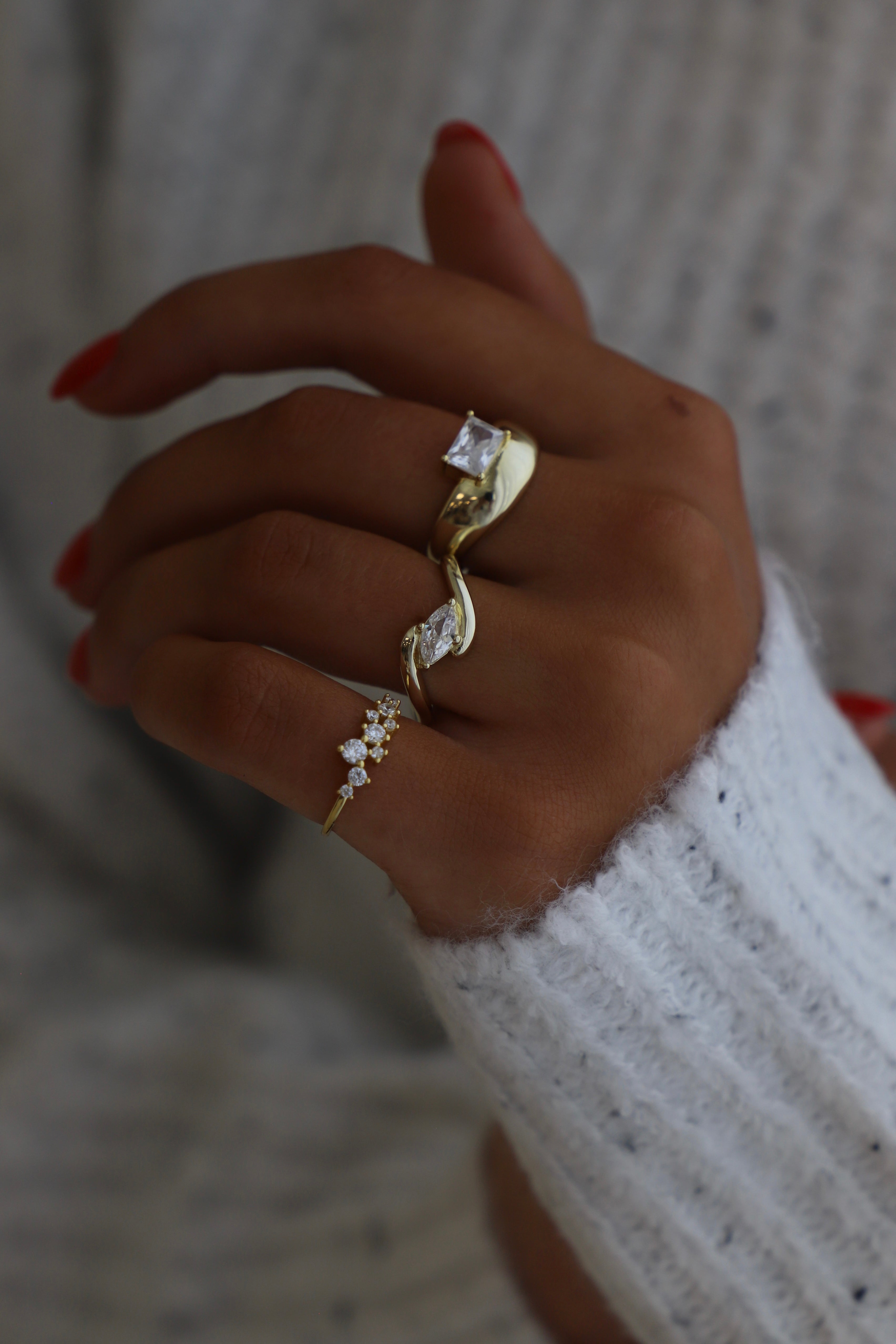 Amelia Marquise Ring - Elegant Vintage Inspired Marquise Cut Ring for Women | Perfect for Engagement, Wedding, Anniversary & Special Occasions