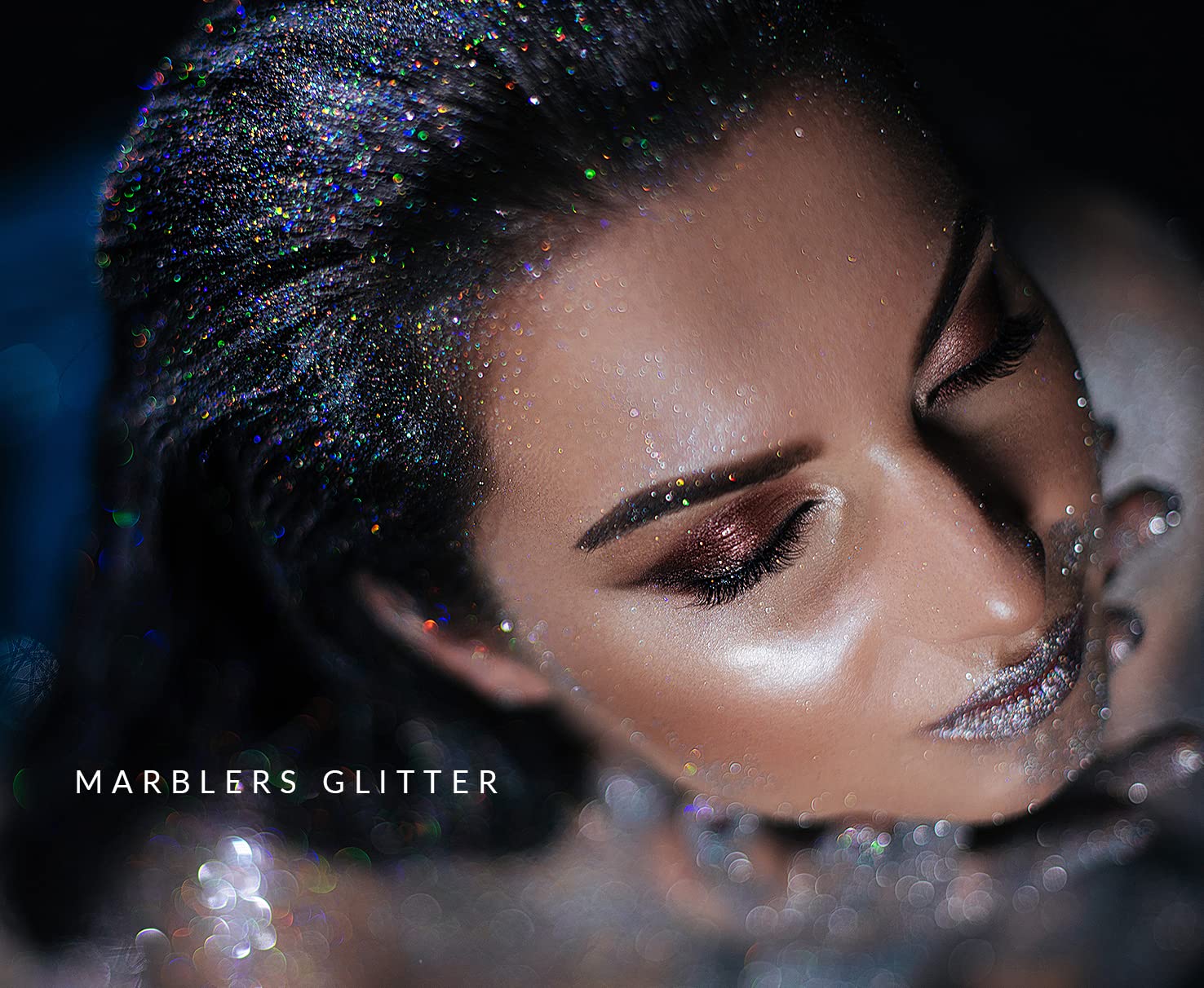 MARBLERS Non-Toxic Fine Glitter 3oz (85g) - Aqua Blue | Safe for Arts, Crafts, Slime, Epoxy Resin & Nail Polish | Body, Face & Hair Glitter | Perfect for DIY Projects, Festival Makeup & Home Decorations