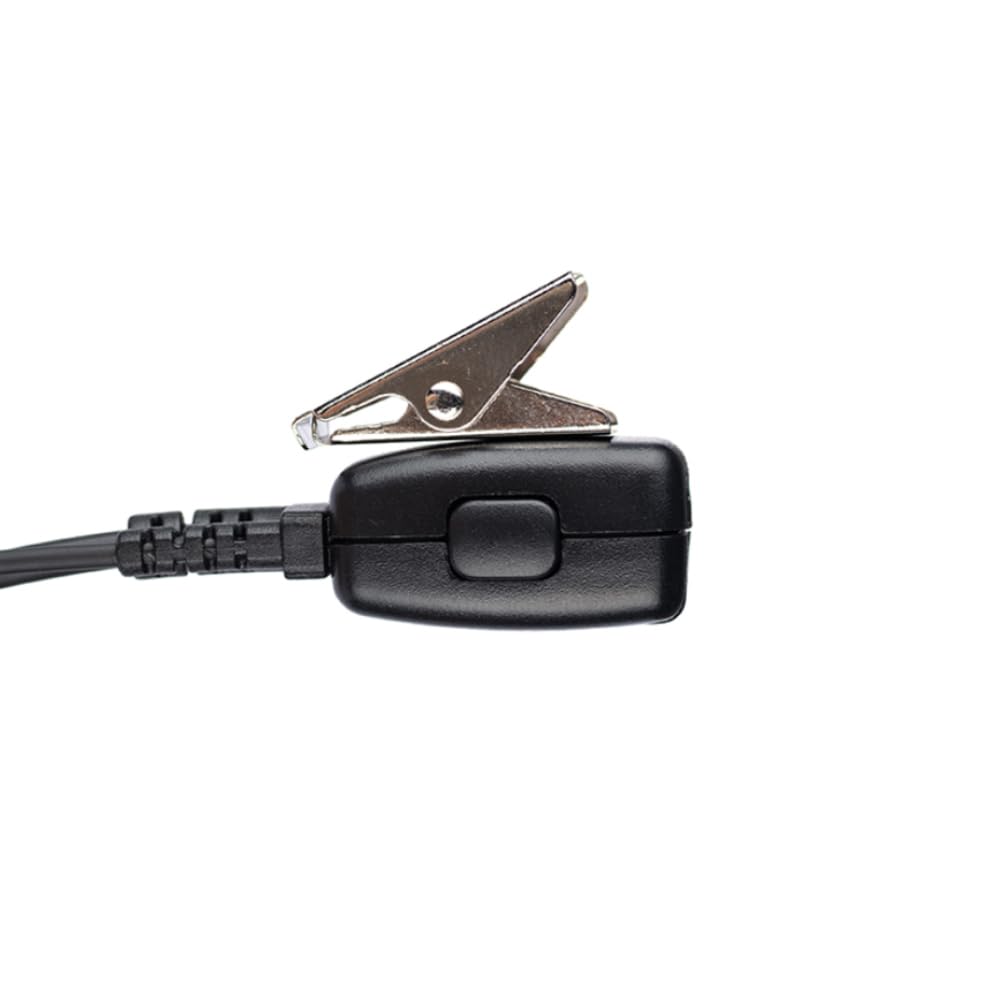 HEOPBIRD Earpiece Headset with Mic & PTT for Motorola XPR3500 XPR3000 XPR3300 XPR3300e XPR3500e - Compatible with Mototrbo Walkie Talkie & 2-Way Radios (G-Shape Design) - Ideal for Security, Construction & Event Staff Communication