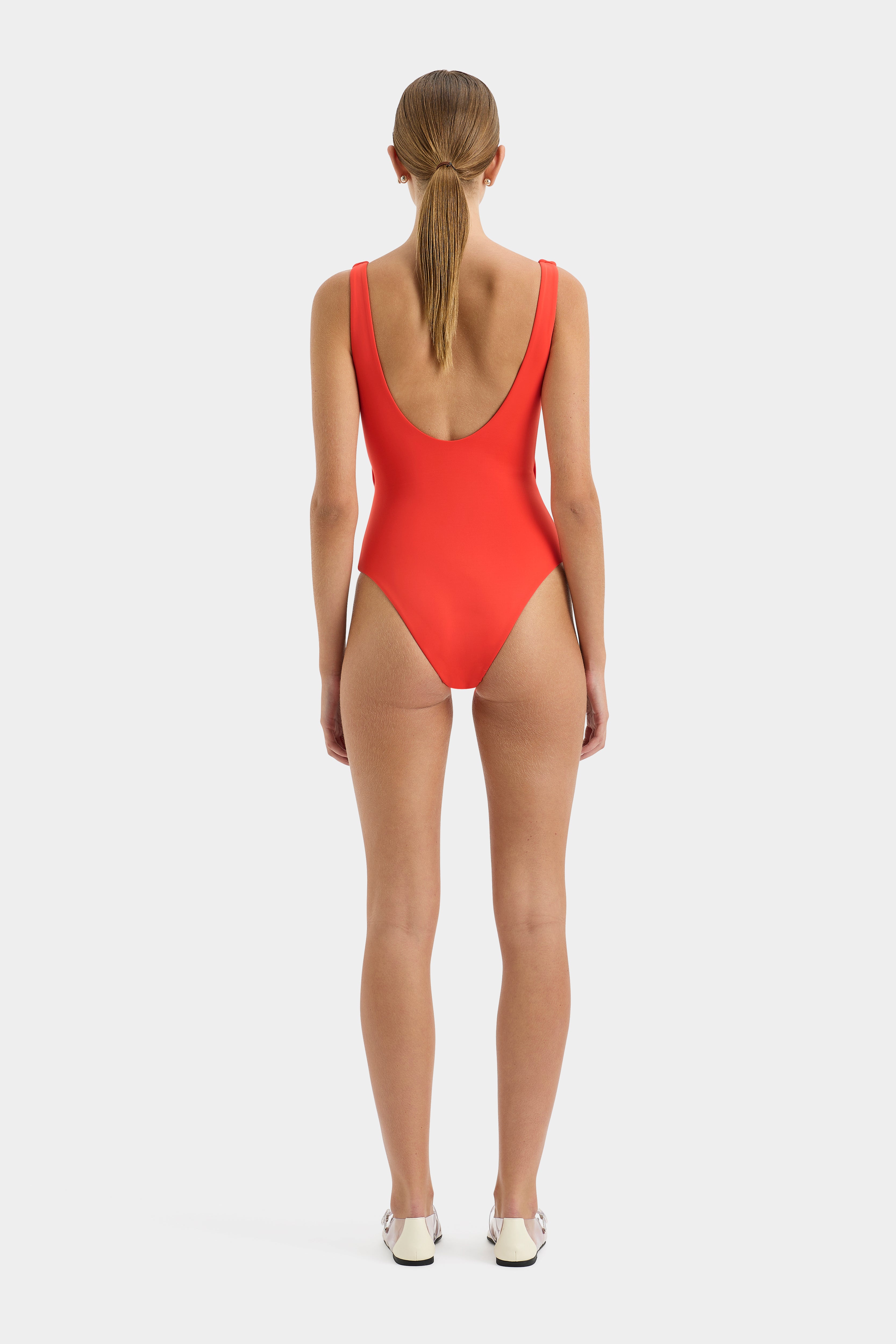 Elegant Clarita Tie One Piece Swimsuit - Stylish One-Shoulder Bathing Suit for Women, Perfect for Beach Vacations, Pool Parties & Summer Getaways